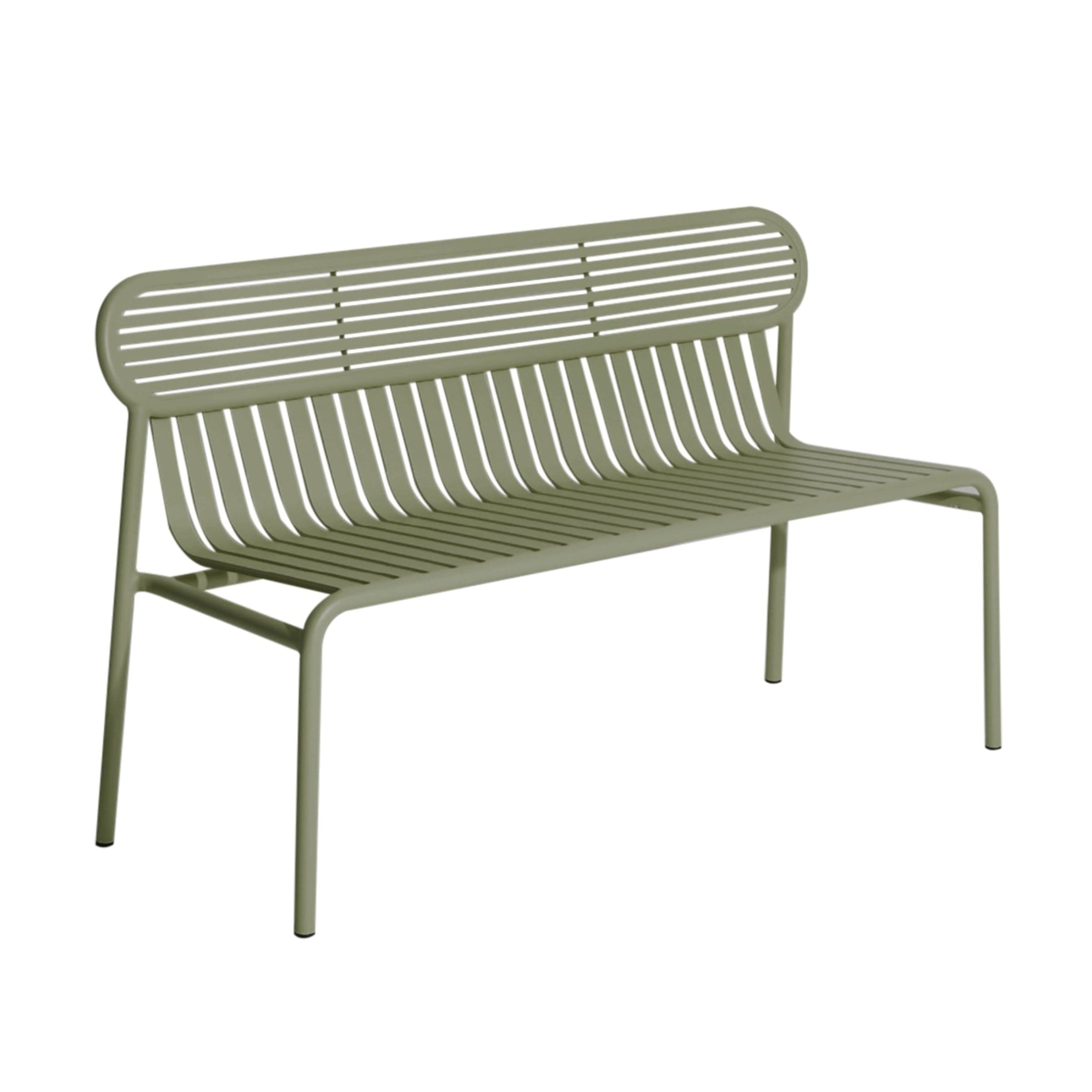 Tuinbank met rugleuning WEEK-END olijfgroen
