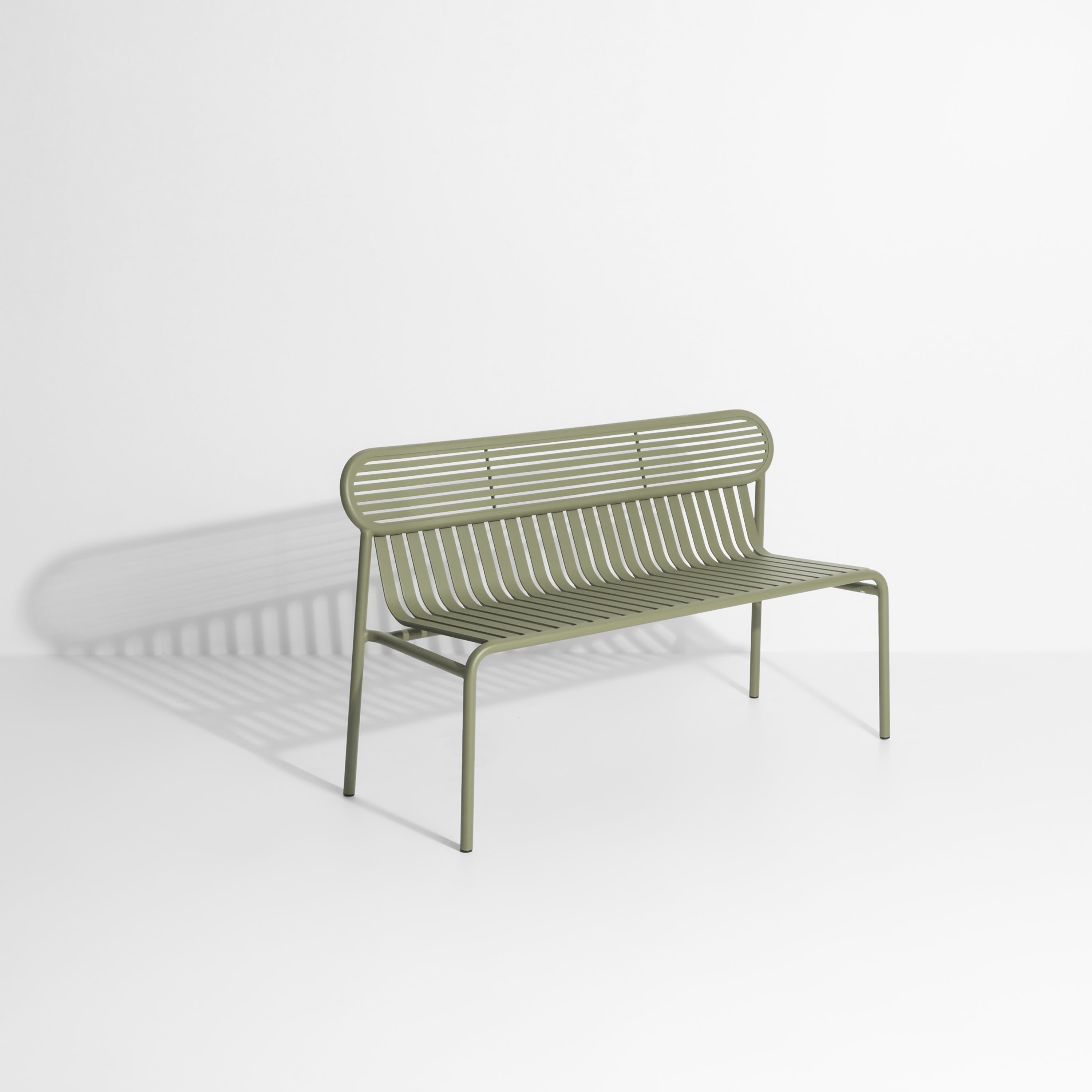 Tuinbank met rugleuning WEEK-END olijfgroen