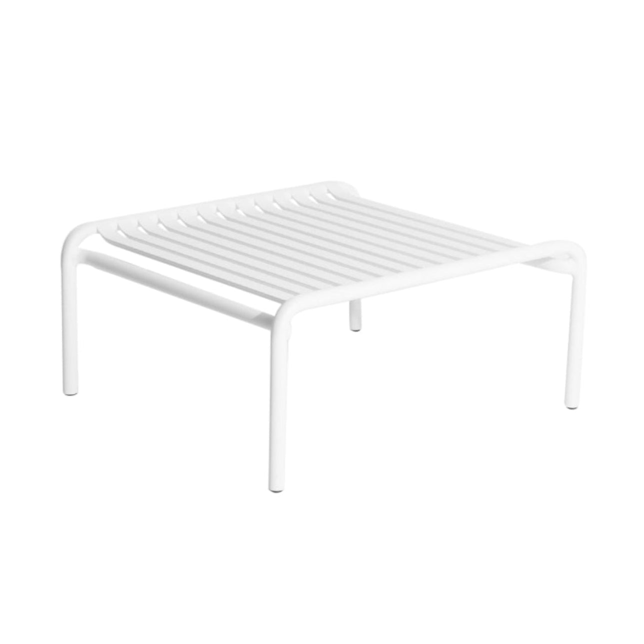 WEEK-END vierkante tuin salontafel wit