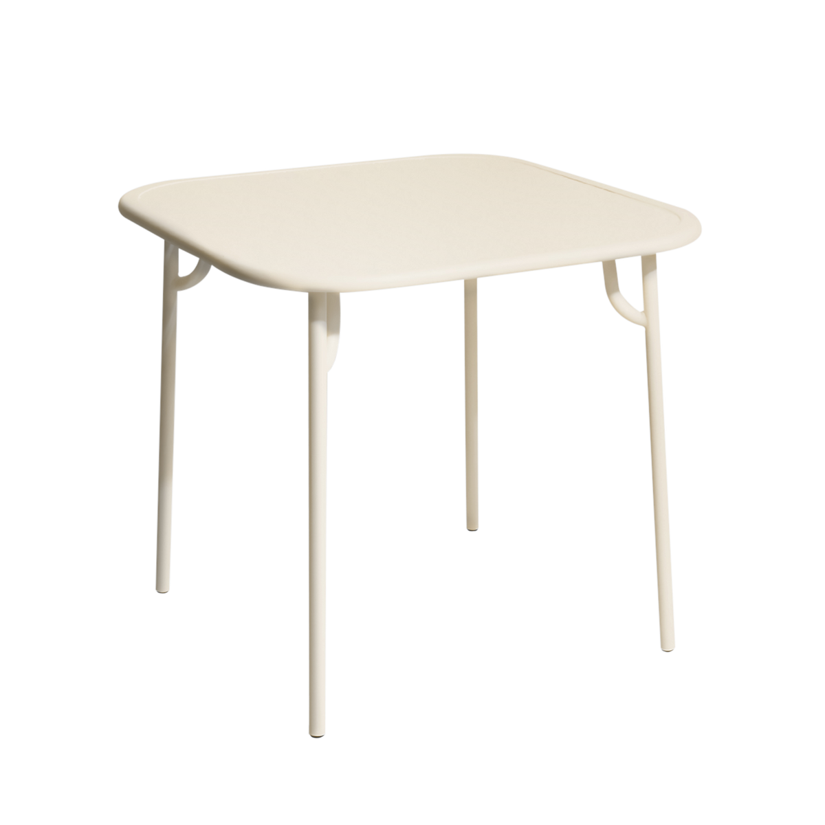 Vierkante tuintafel WEEK-END ivoor