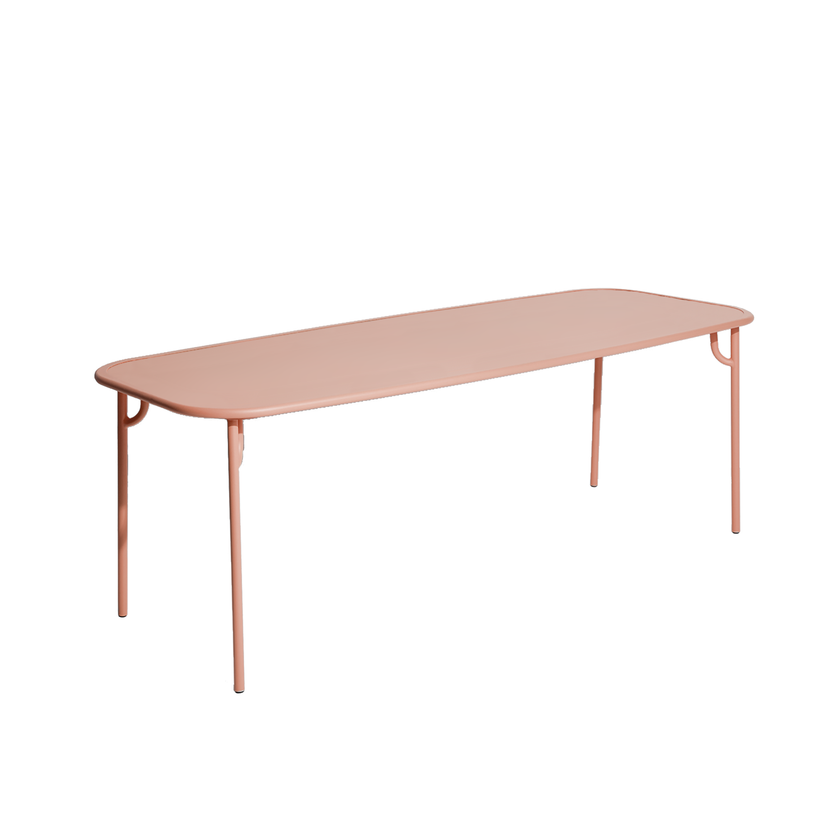 Tuin tafel WEEK-END in lichtroze