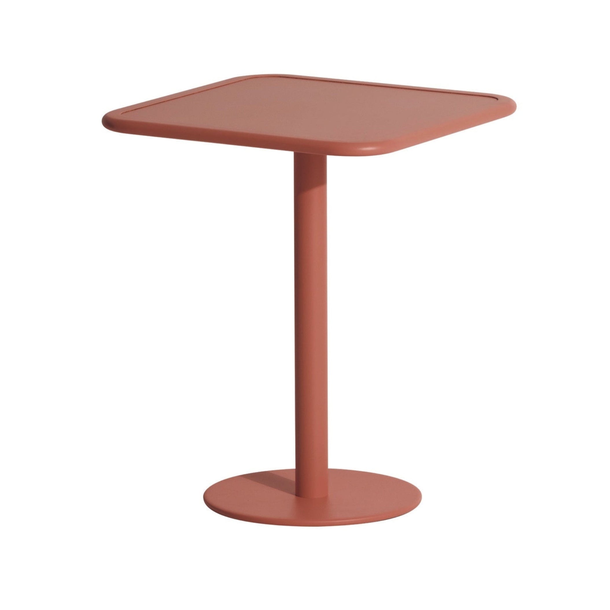 Vierkante tuintafel WEEK-END terracotta
