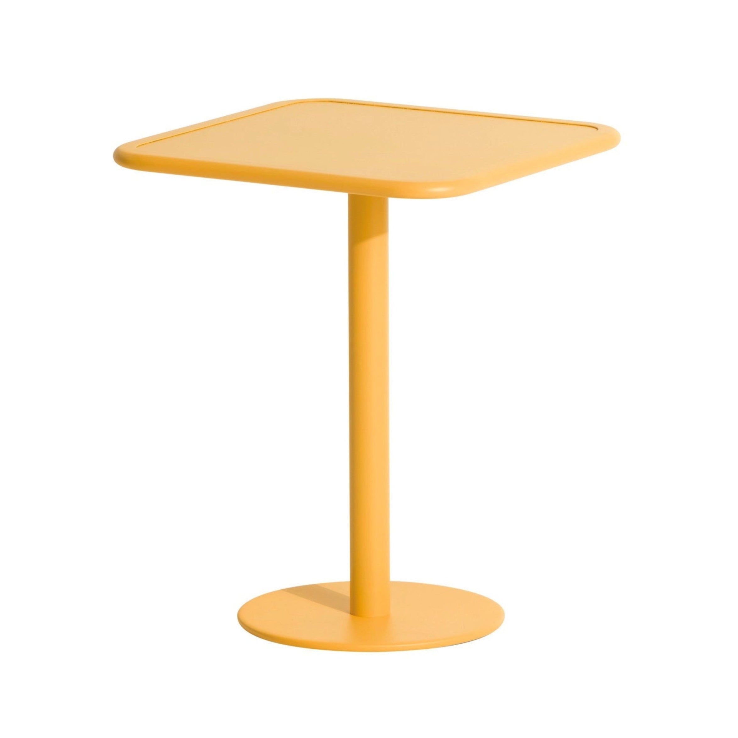 Vierkante tuintafel WEEK-END donkergeel