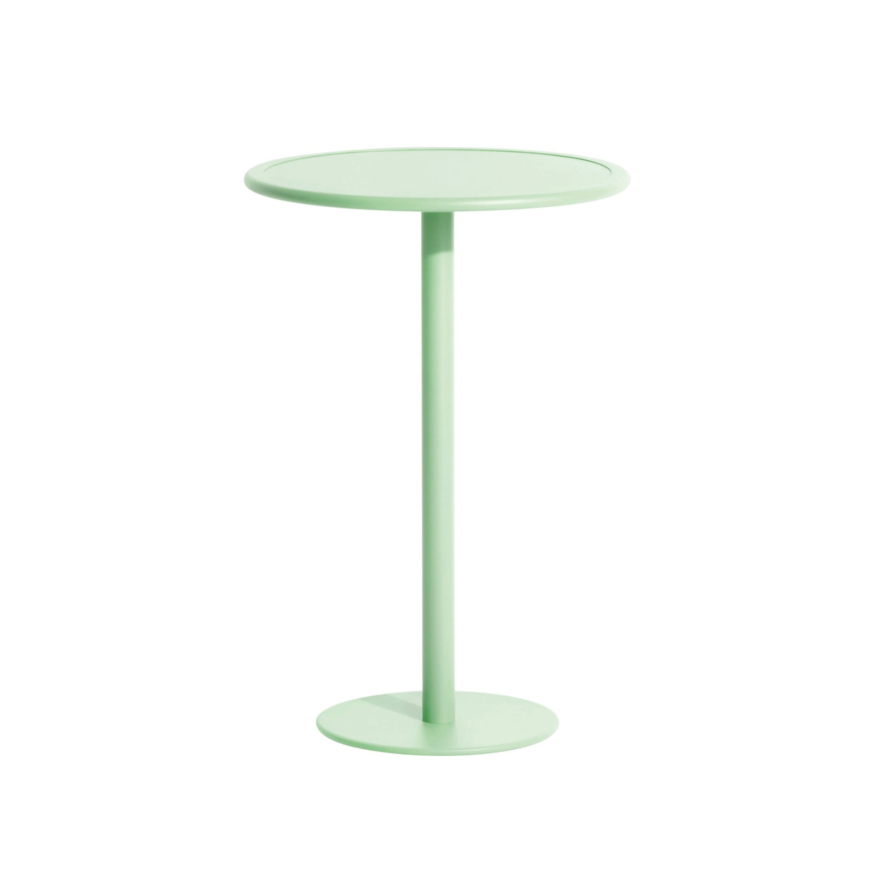 Ronde tuintafel WEEK-END in pastelgroen
