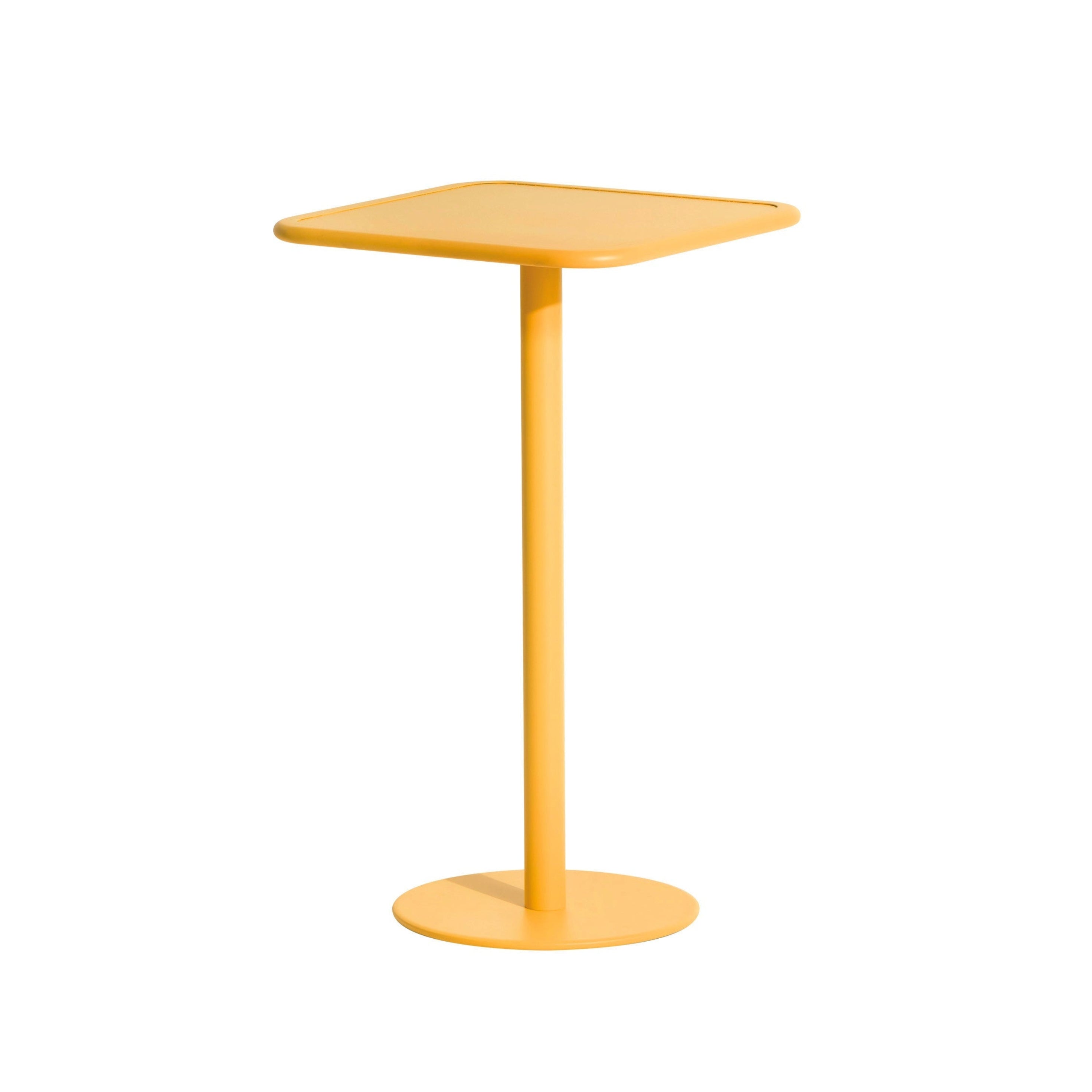 Vierkante tuintafel WEEK-END donkergeel