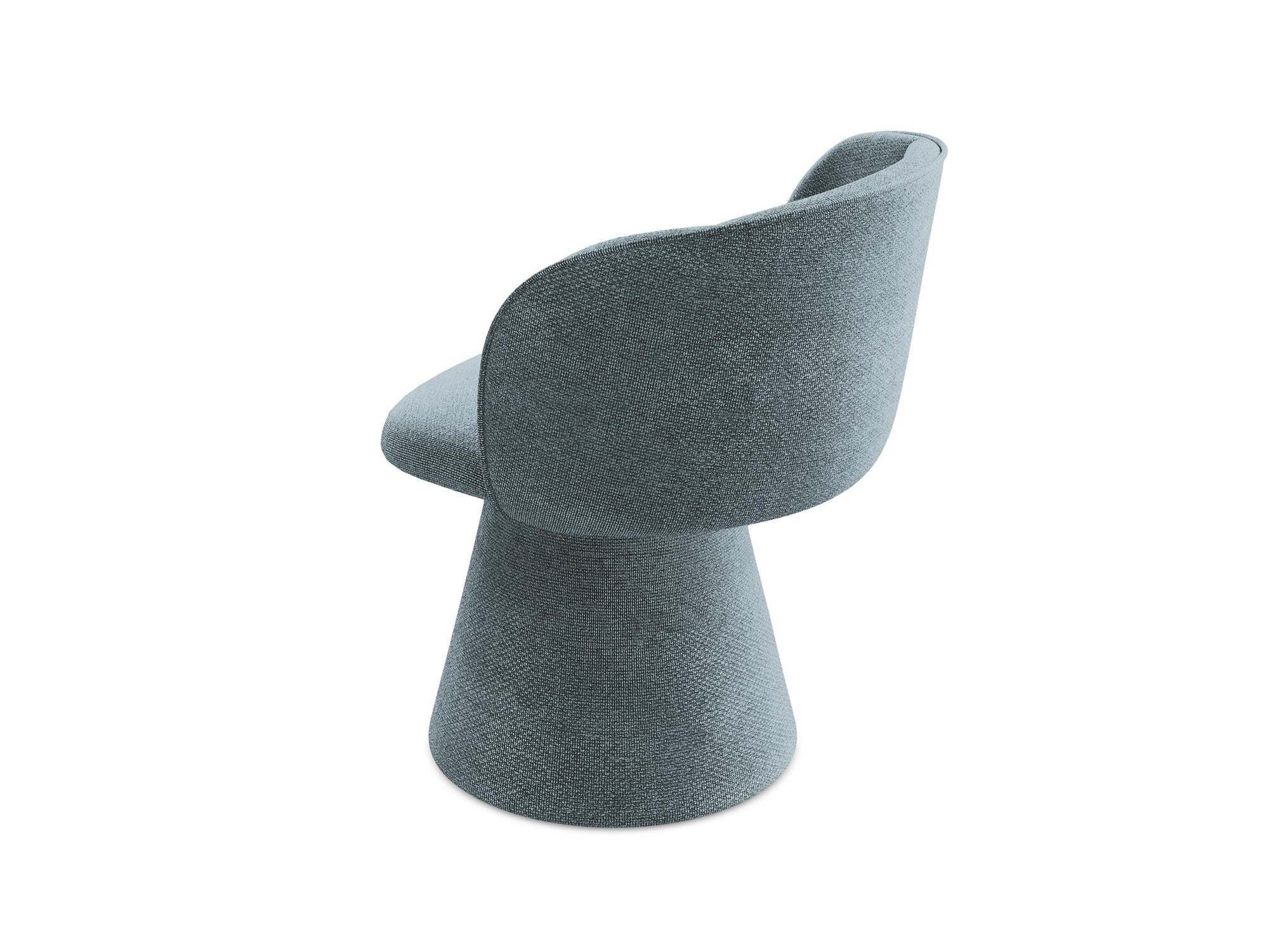 Stuhl MAIA jeansblau Boucle