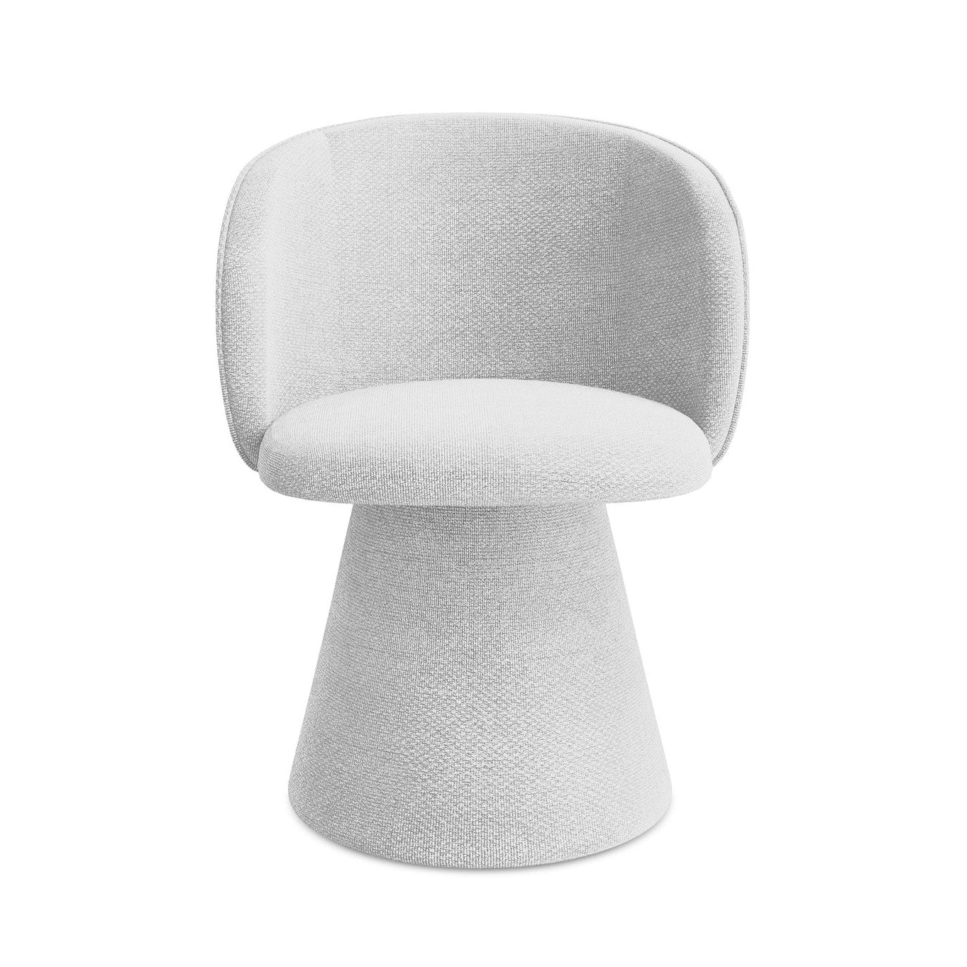 Stoel MAIA zilveren boucle