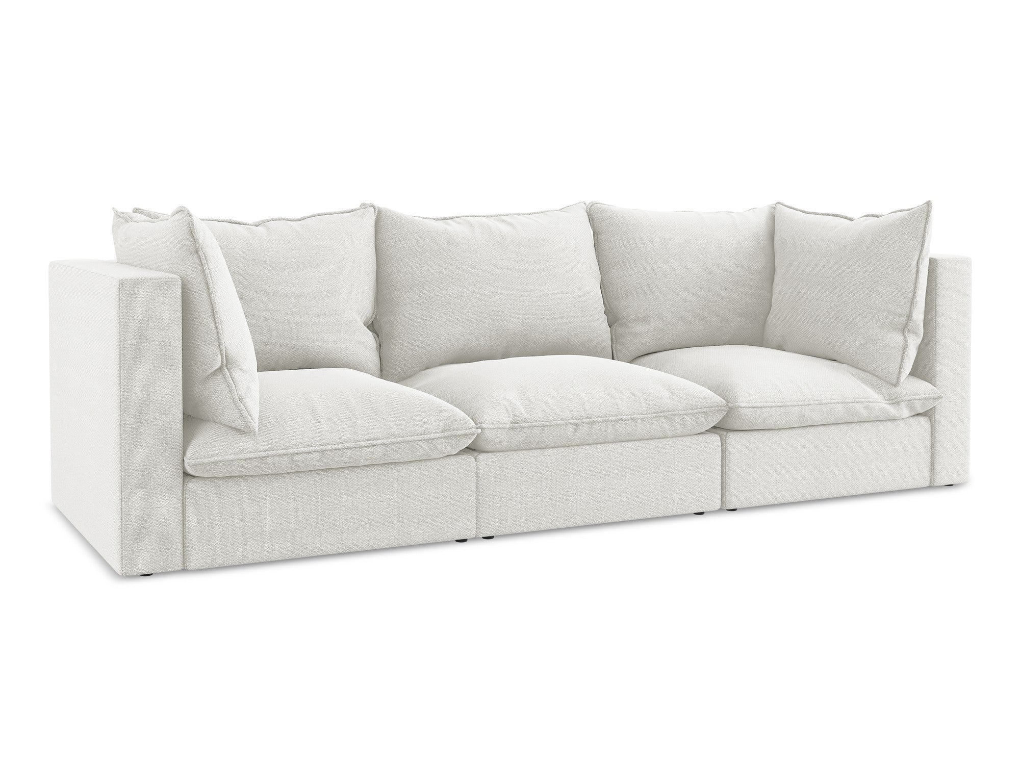 Sofa 3-zits MANAO witte boucle