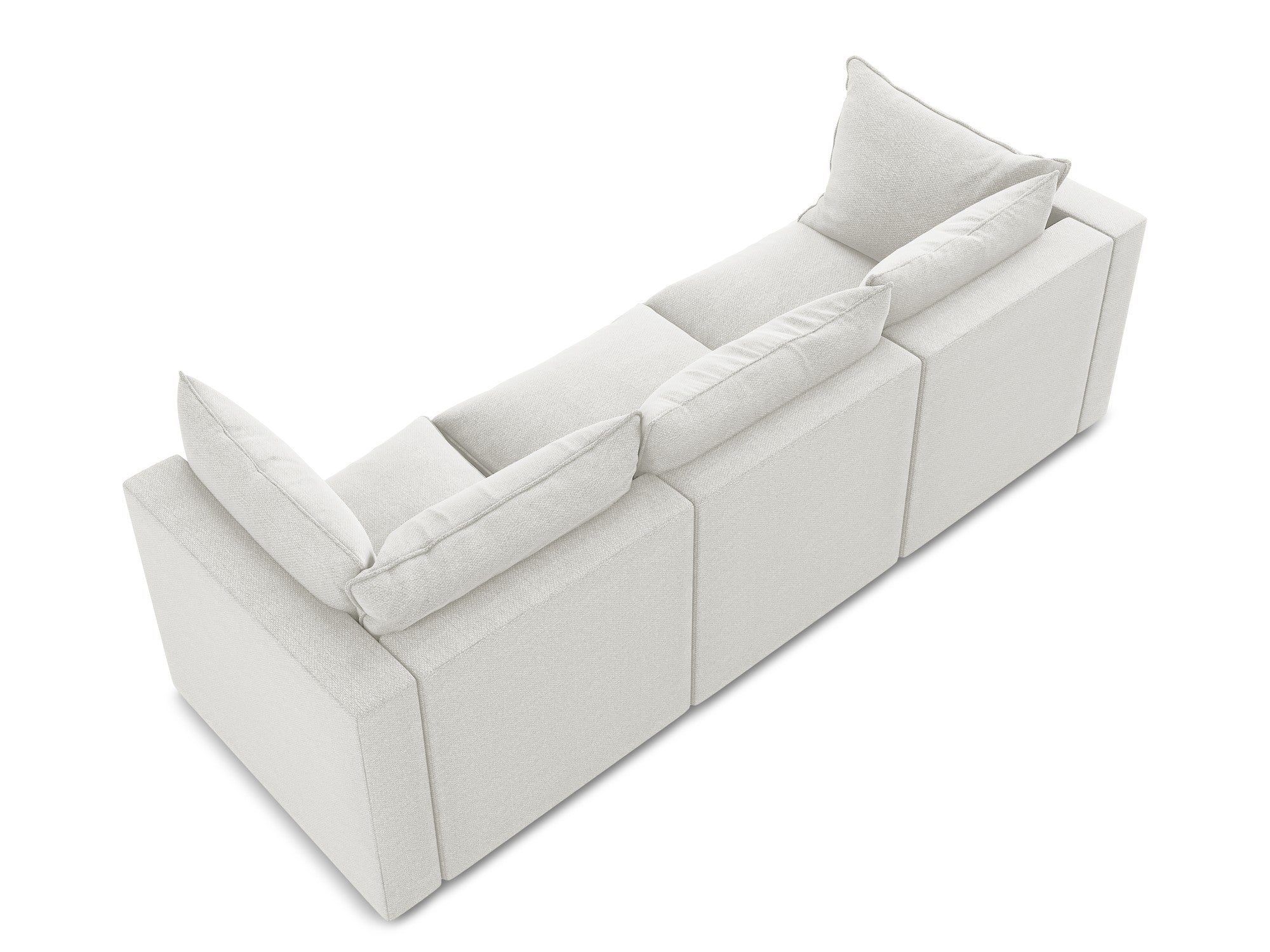 Sofa 3-zits MANAO witte boucle
