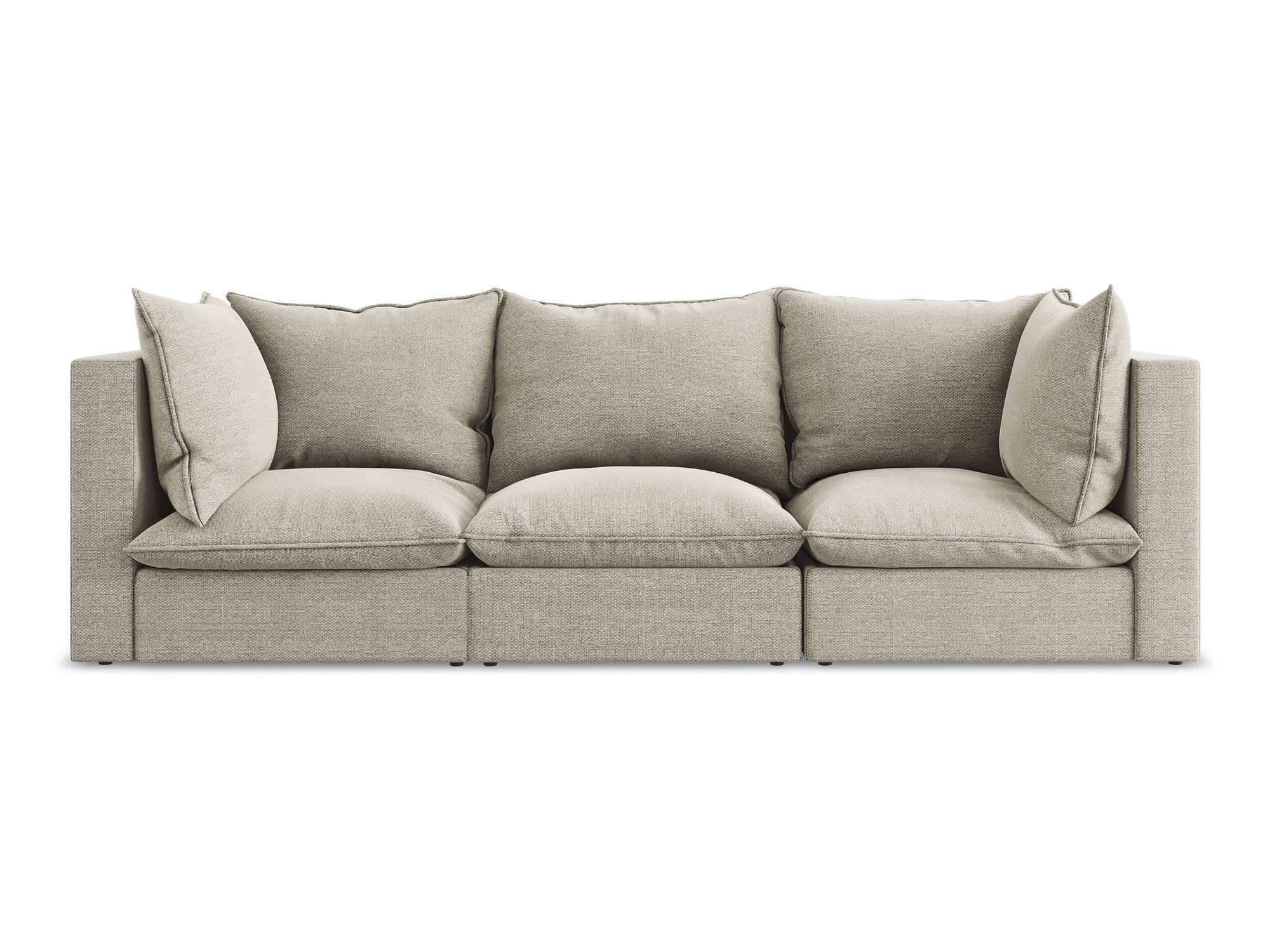 Sofa 3-zits MANAO taupe boucle