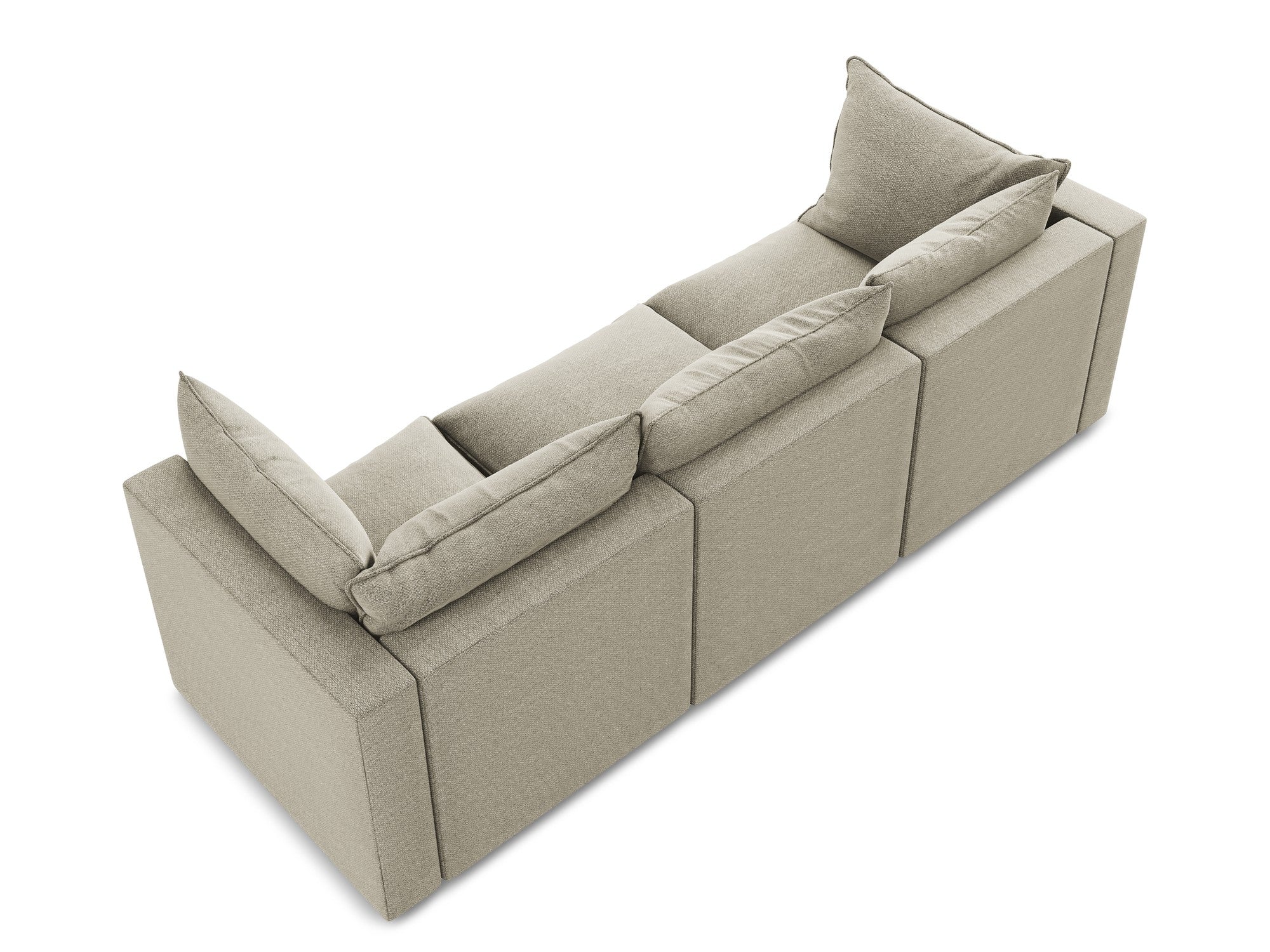 Sofa 3-zits MANAO taupe boucle