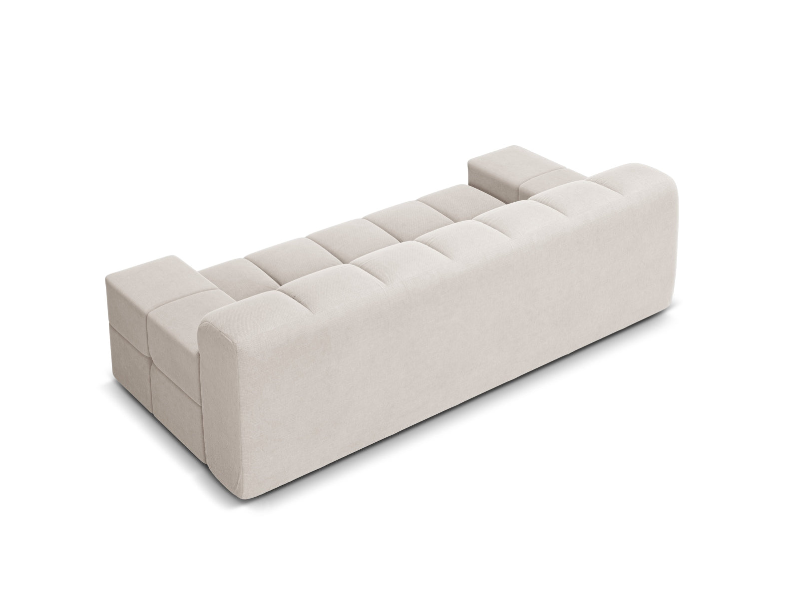 Sofa 2-sitzig AGAVE hellbeige Chenille