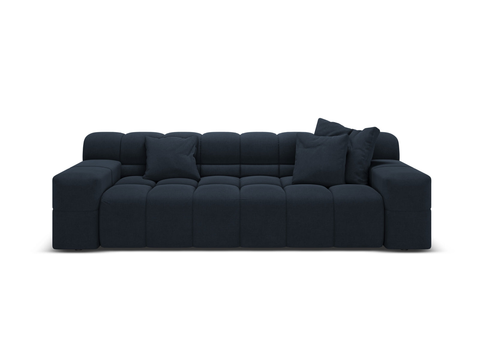Sofa 3-Sitzer AGAVE marineblau Chenille