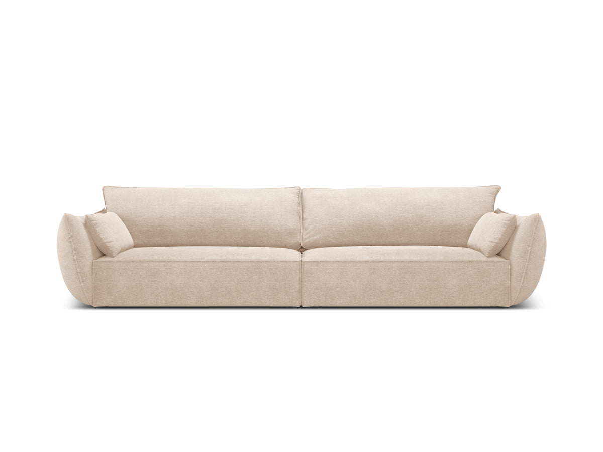 Sofa in chenille stof 4-persoons VANDA beige