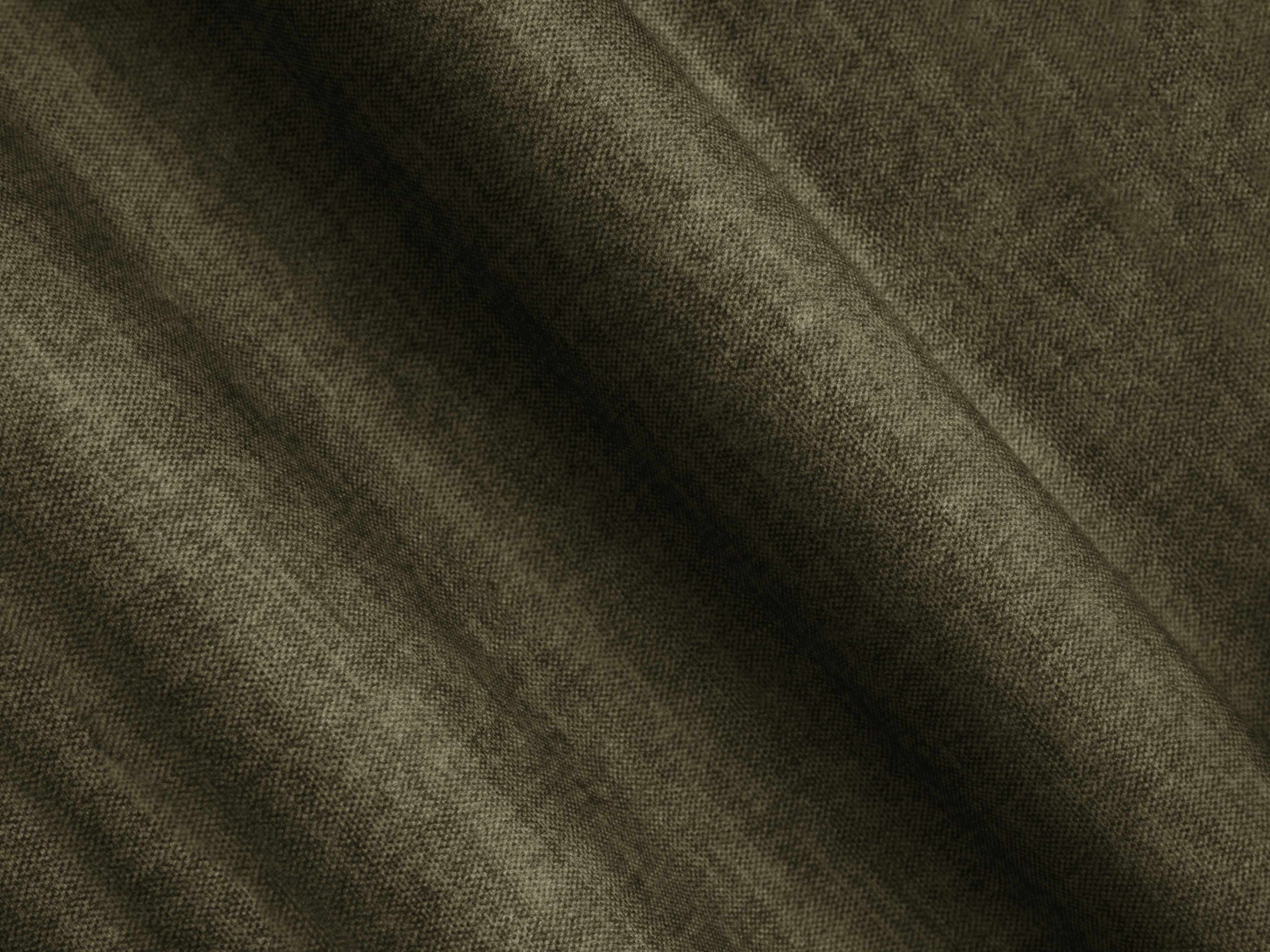 Groene linkszijdige fluwelen hoekbank met slaapfunctie RIBES