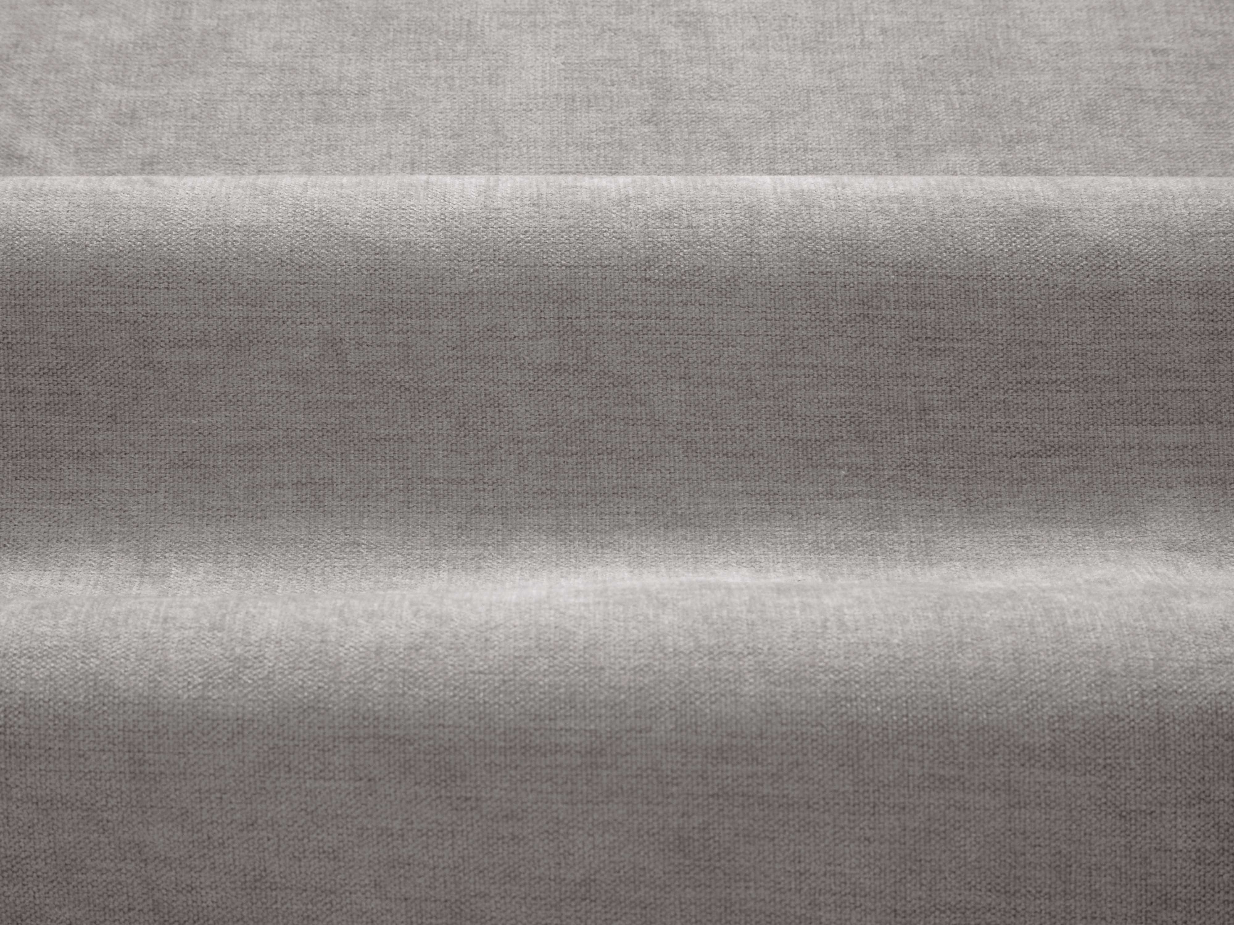 Left-sided corner sofa DAPHNE warm gray chenille