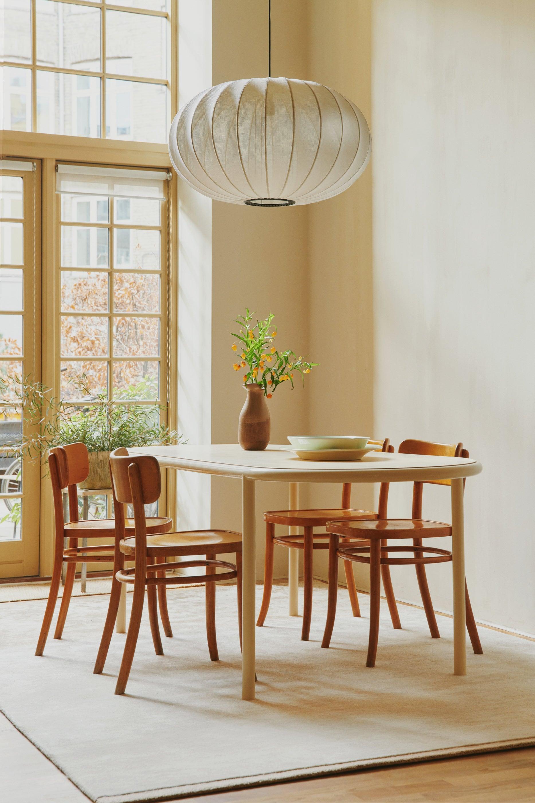 Lampa wisząca KNIT-WIT OVAL burgundowy – styl nowoczesny