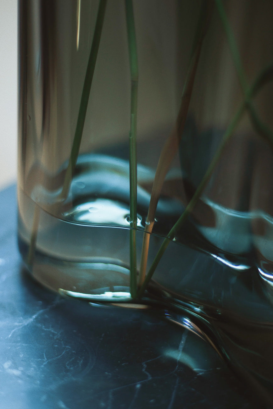 AER vase blown glass