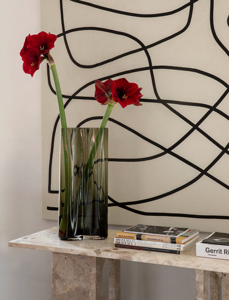 AER vase blown glass