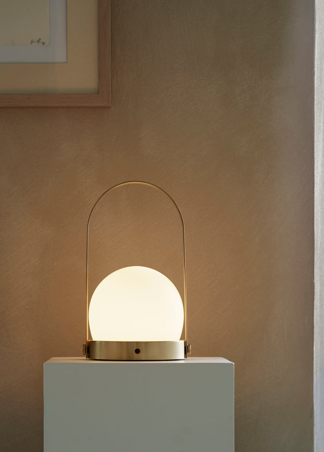 Portable lamp CARRIE polished brass
