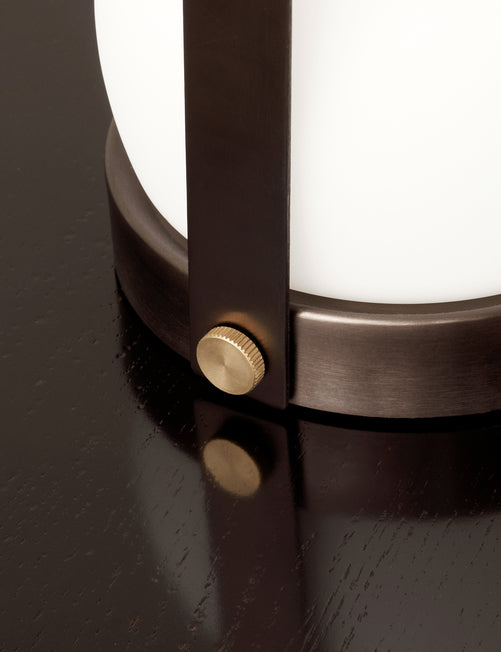 Portable lamp CARRIE bronzed brass