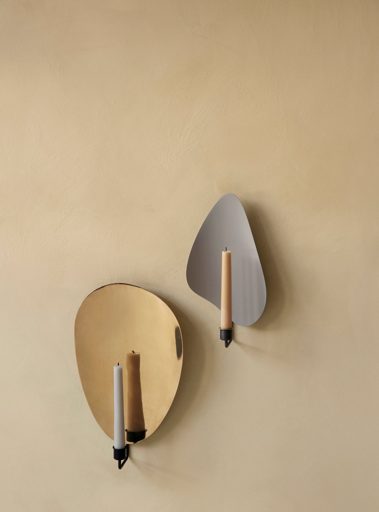 FLAMBEAU brass wall candle holder