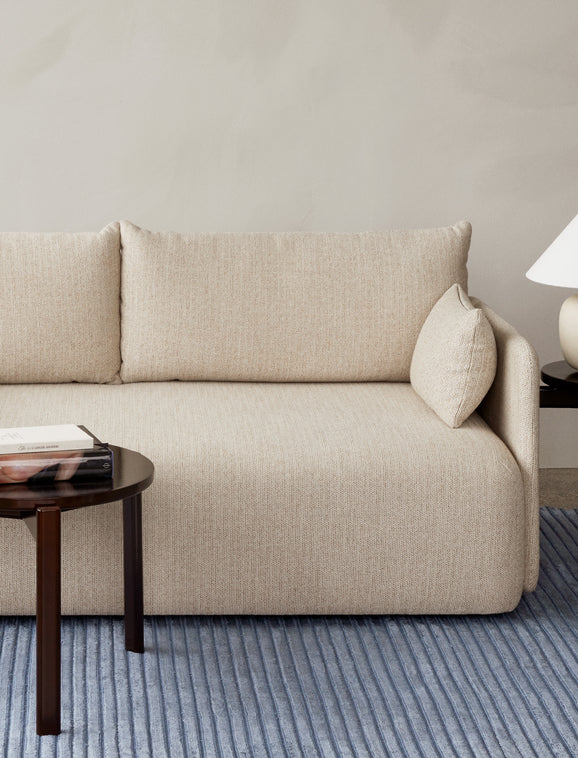 3-seater OFFSET sofa light beige