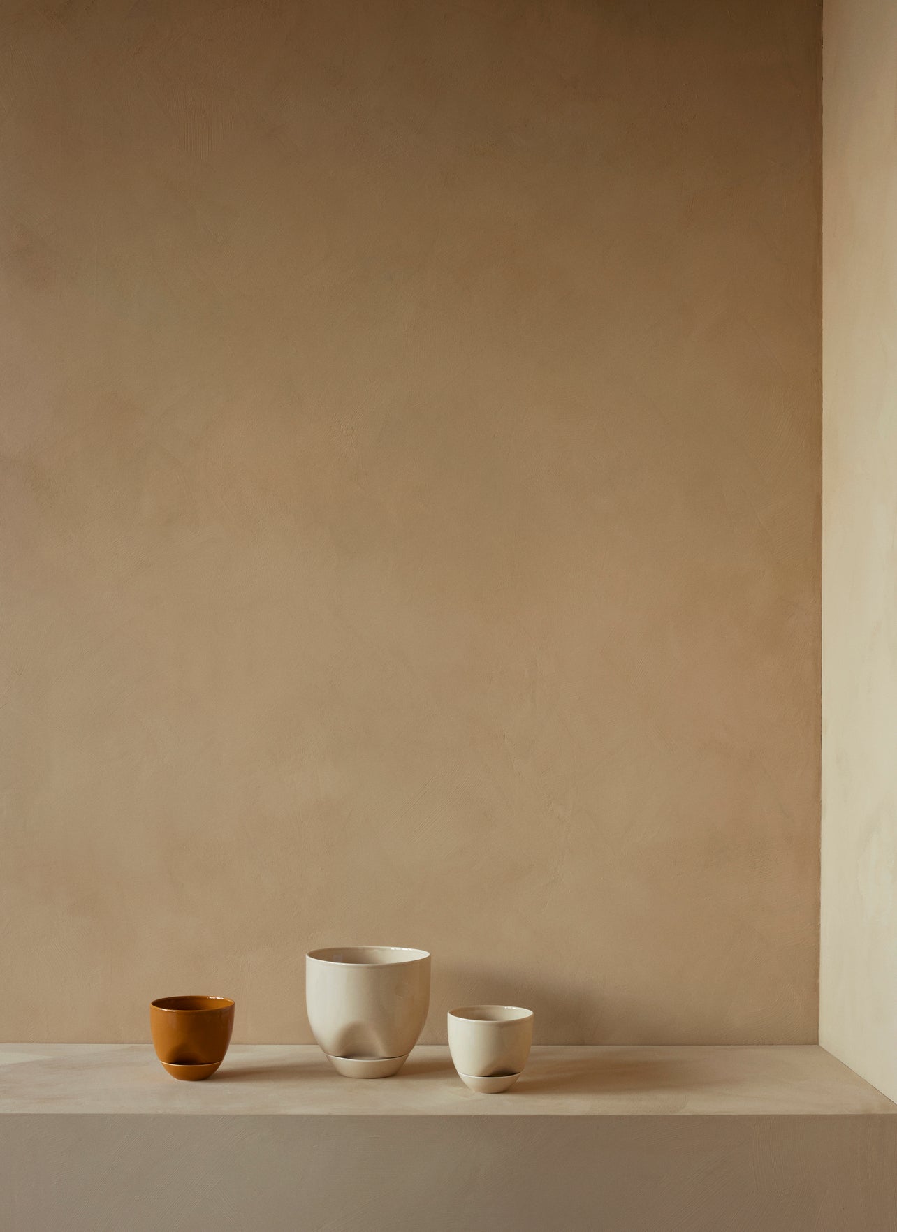 Blumentopf HYDROUS ochra