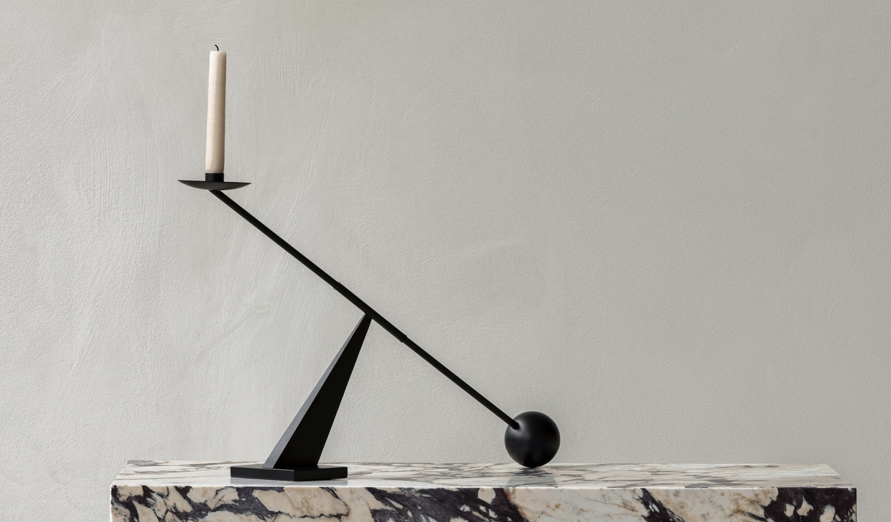 INTERCONNECT Candle Holder Stainless Steel