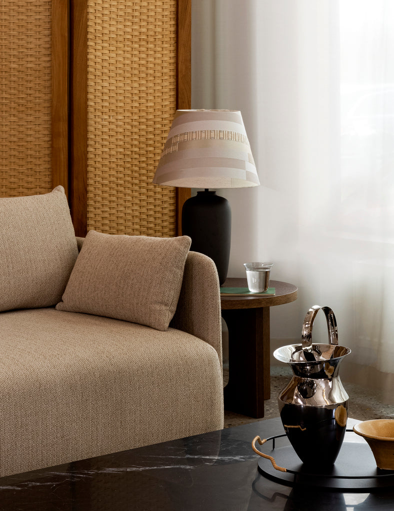 3-seater OFFSET sofa light beige