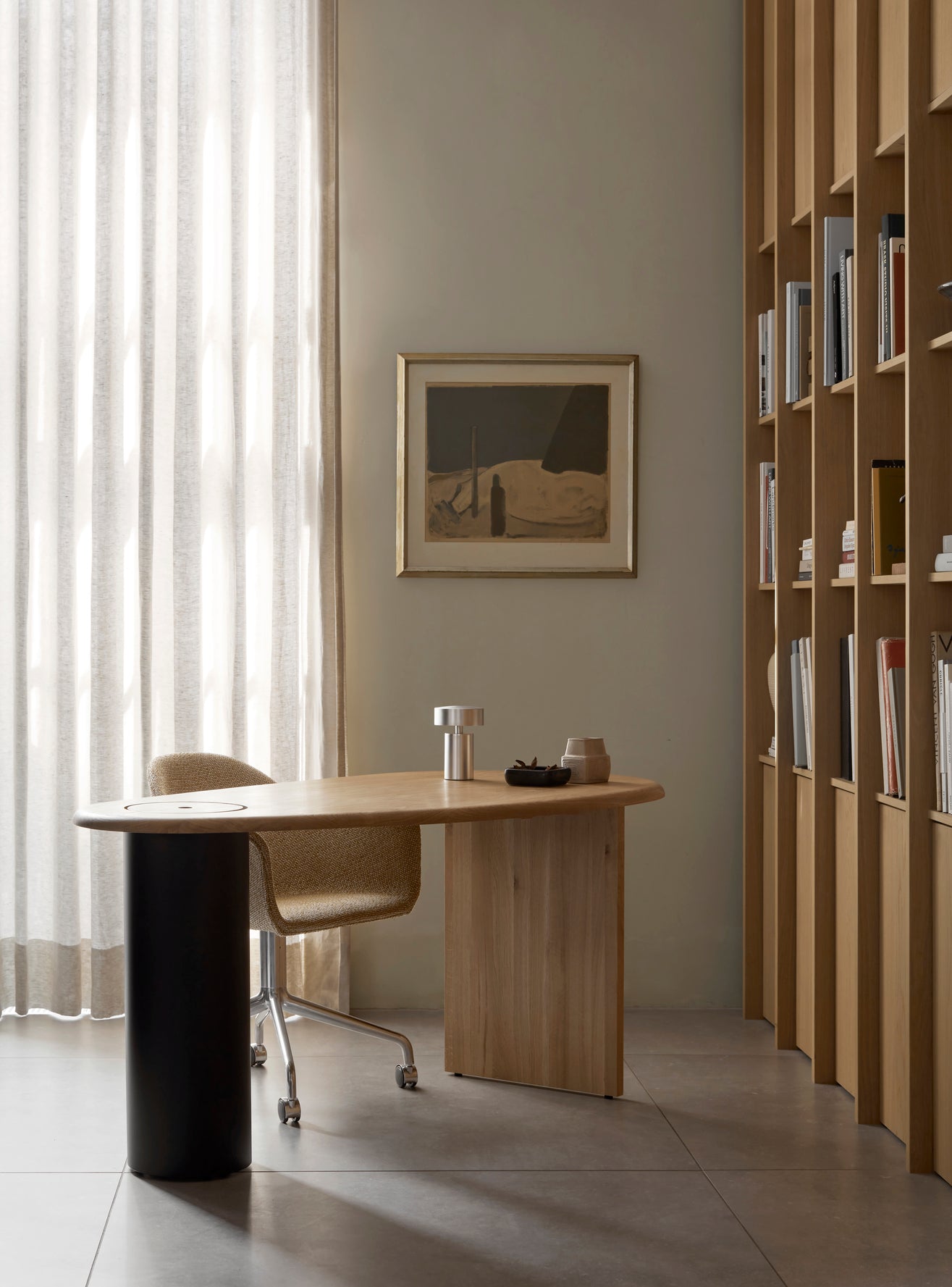 ECLIPSE bureau zwart eikenhout