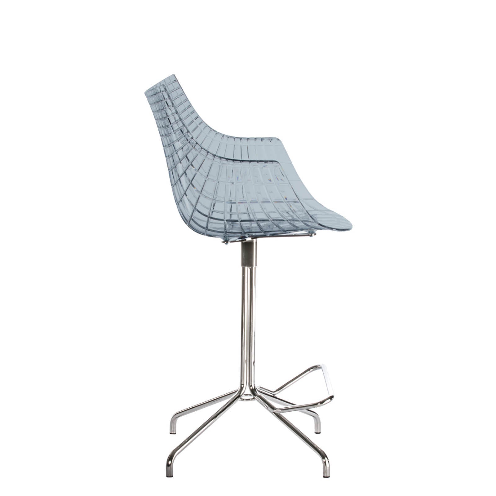 Meridiana Hocker rauchte mit einer Chrombasis