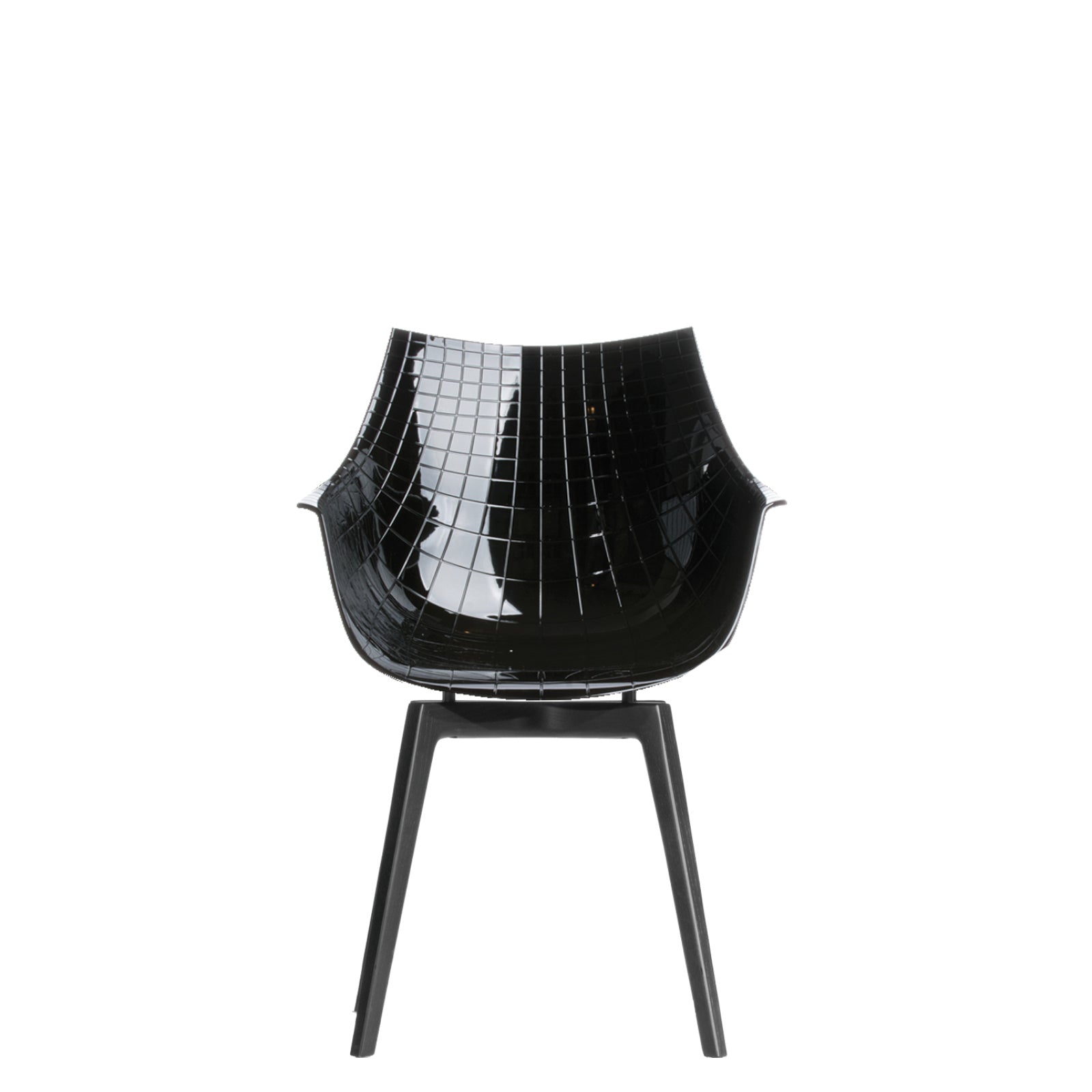Black Meridiana chair with black ash base