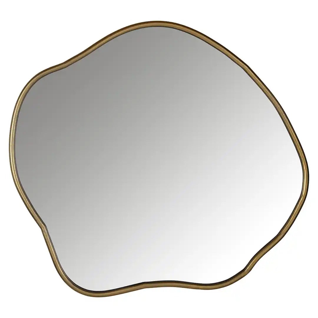 ALLYSON brushed gold mirror