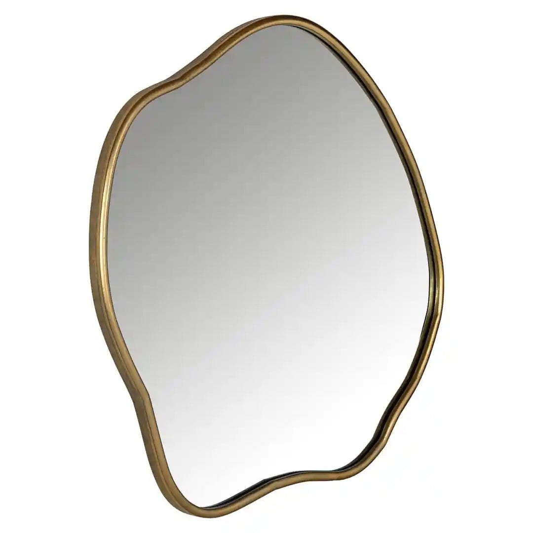 ALLYSON brushed gold mirror