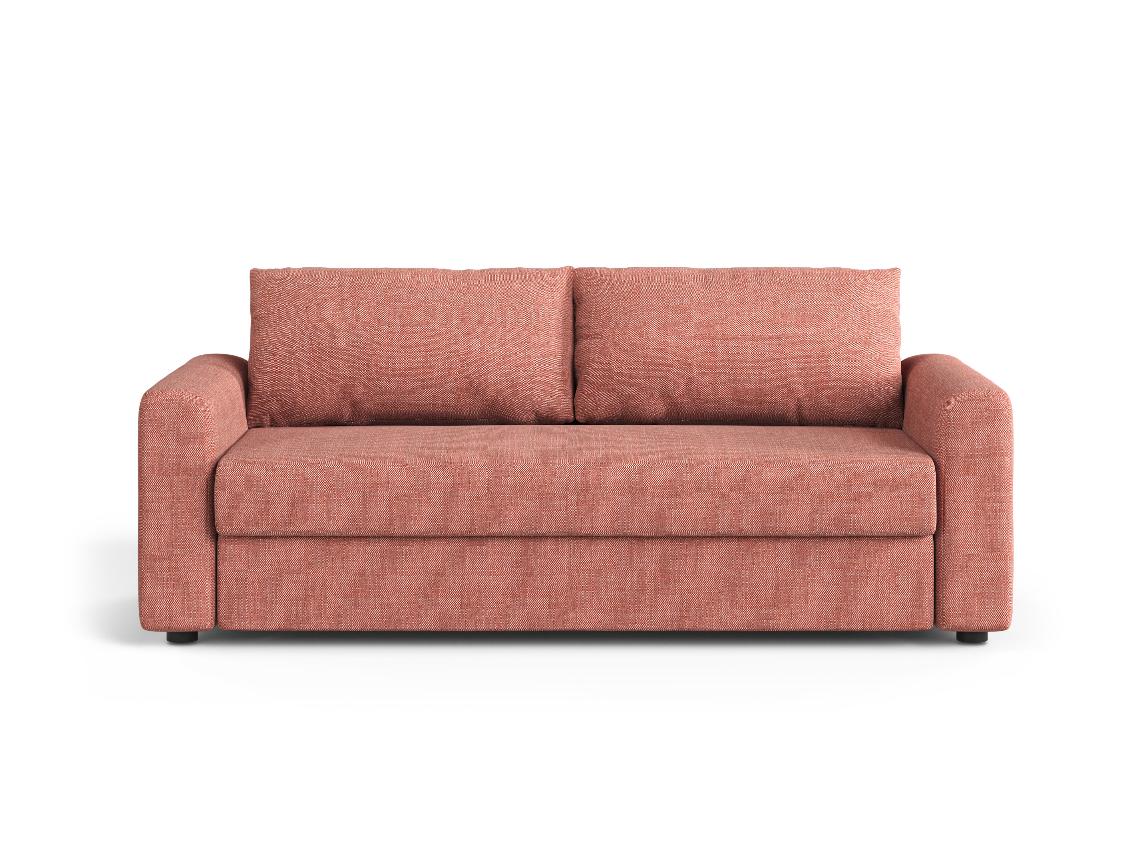 Sofa 3-zits met slaapfunctie DAVID rood