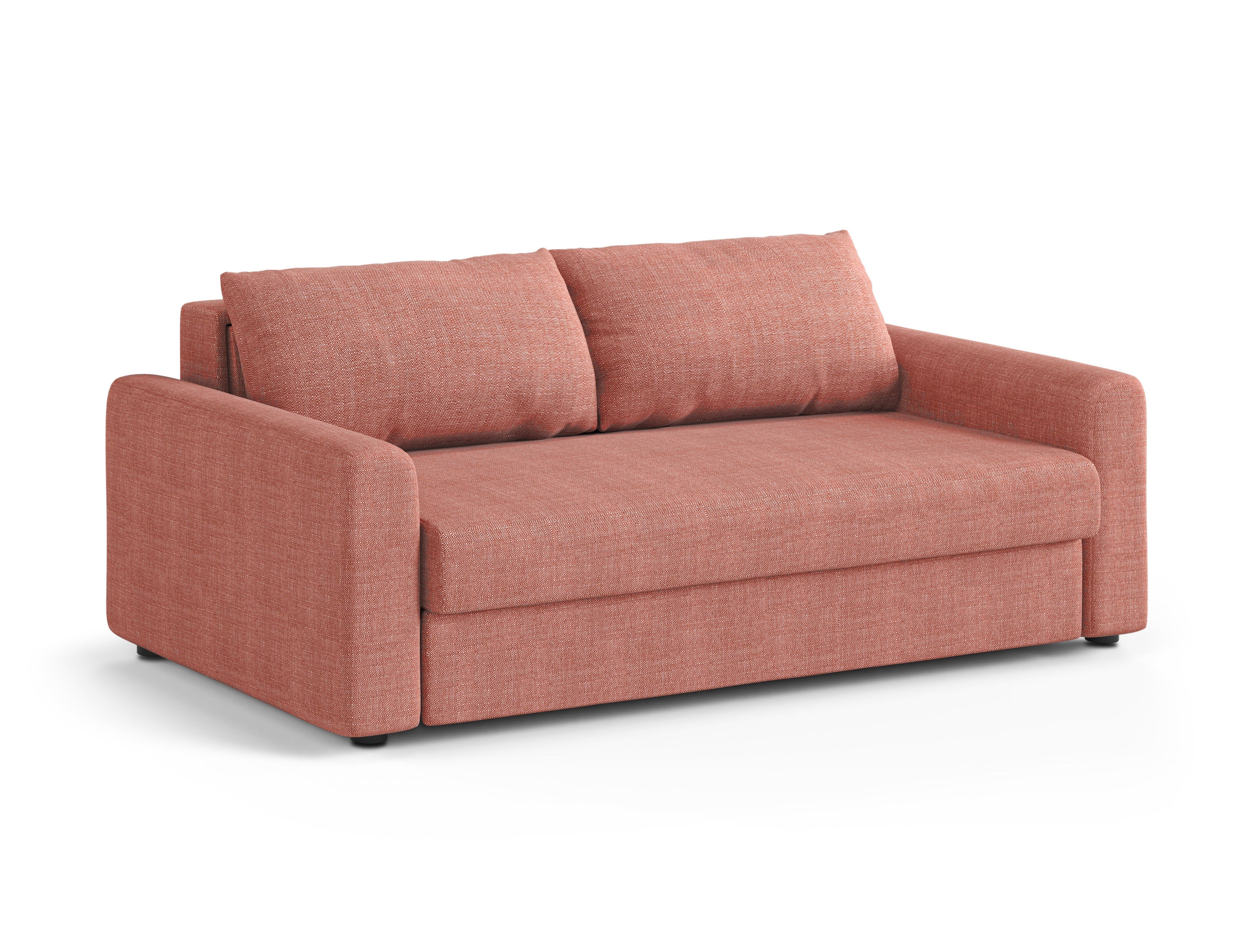 Sofa 3-zits met slaapfunctie DAVID rood