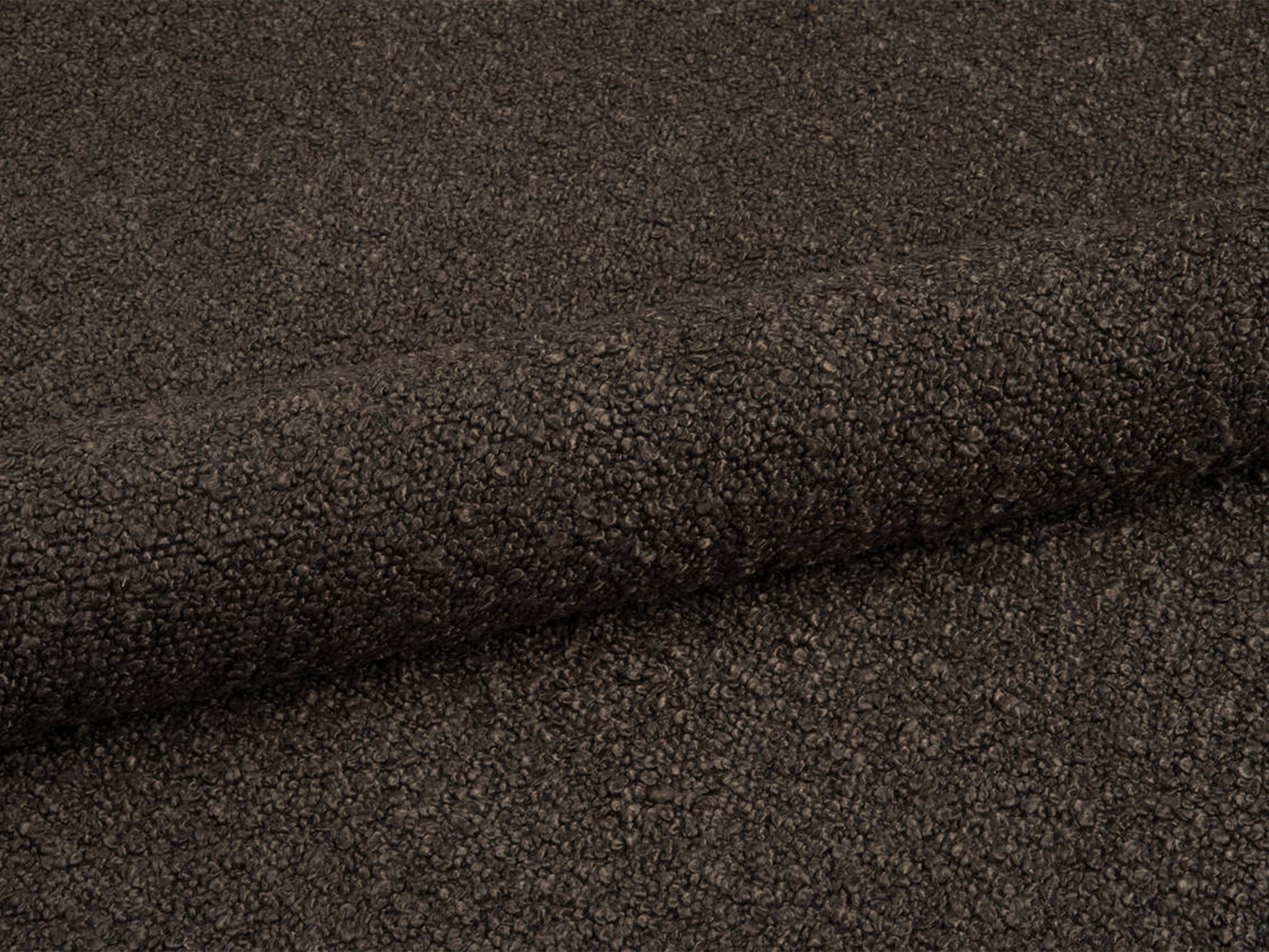 BELLIS bed met opbergruimte voor beddengoed in bruin boucle