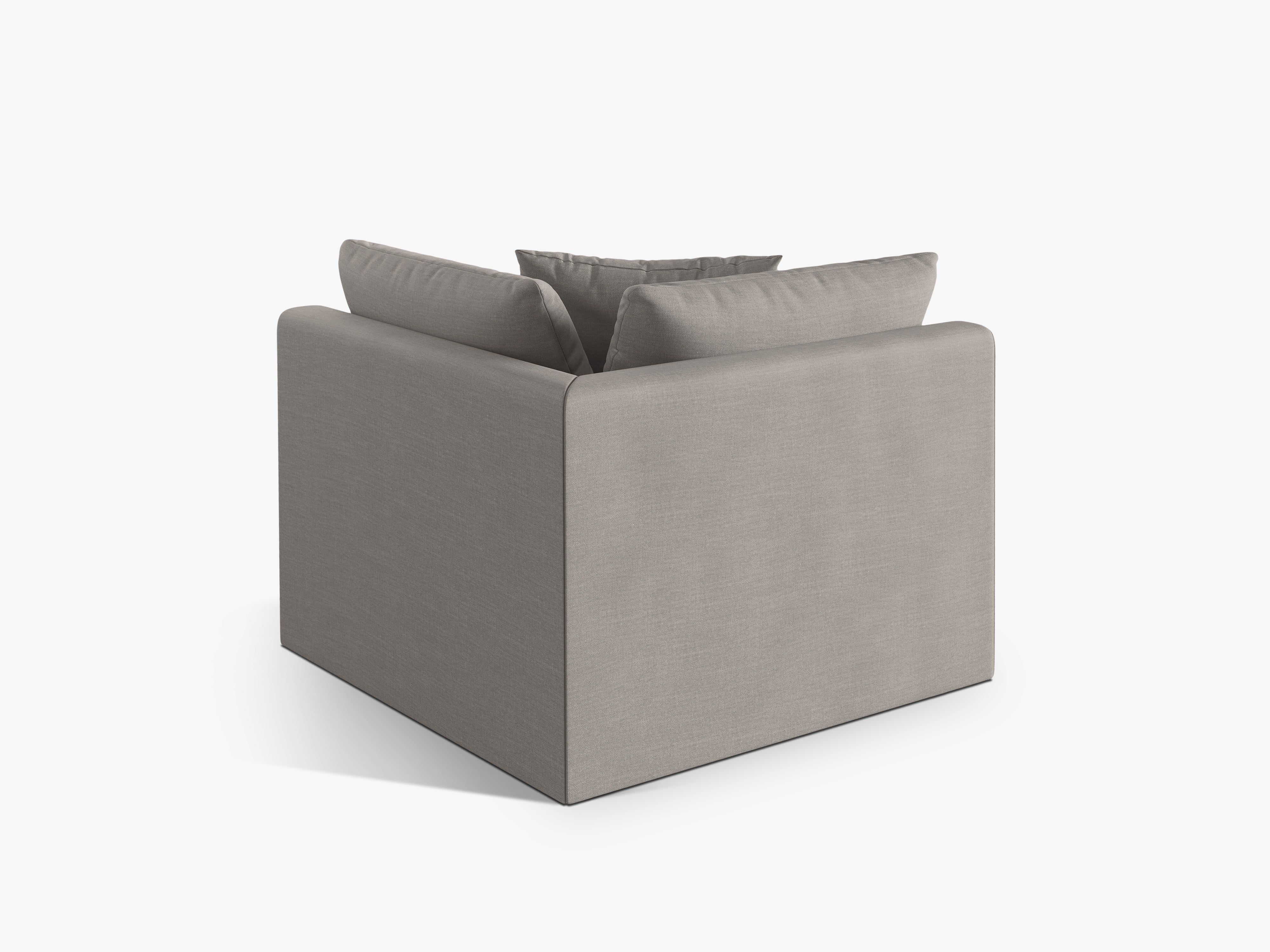 CHRIS Modular Sofa - Cream Chenille Corner Element