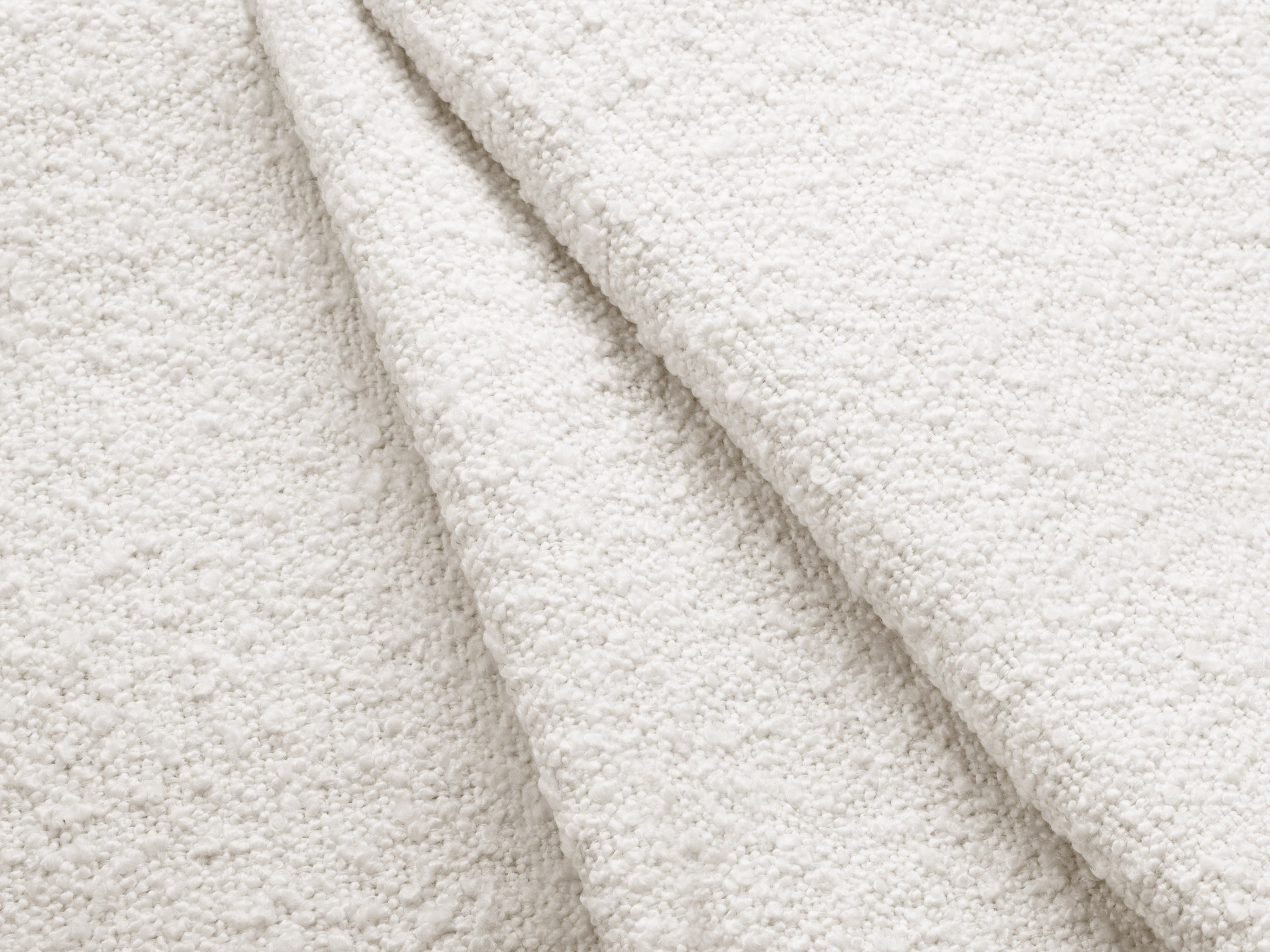 MILEY Modular Sofa - Right Side Module White Boucle