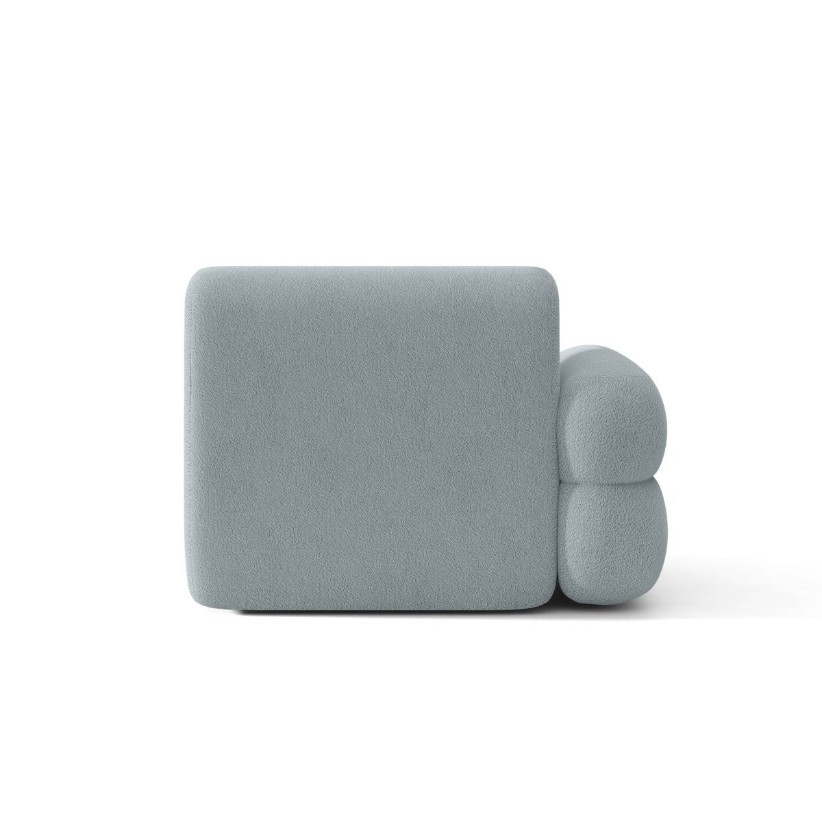 Modulaire bank NEO - linkermodule in blauwe boucle