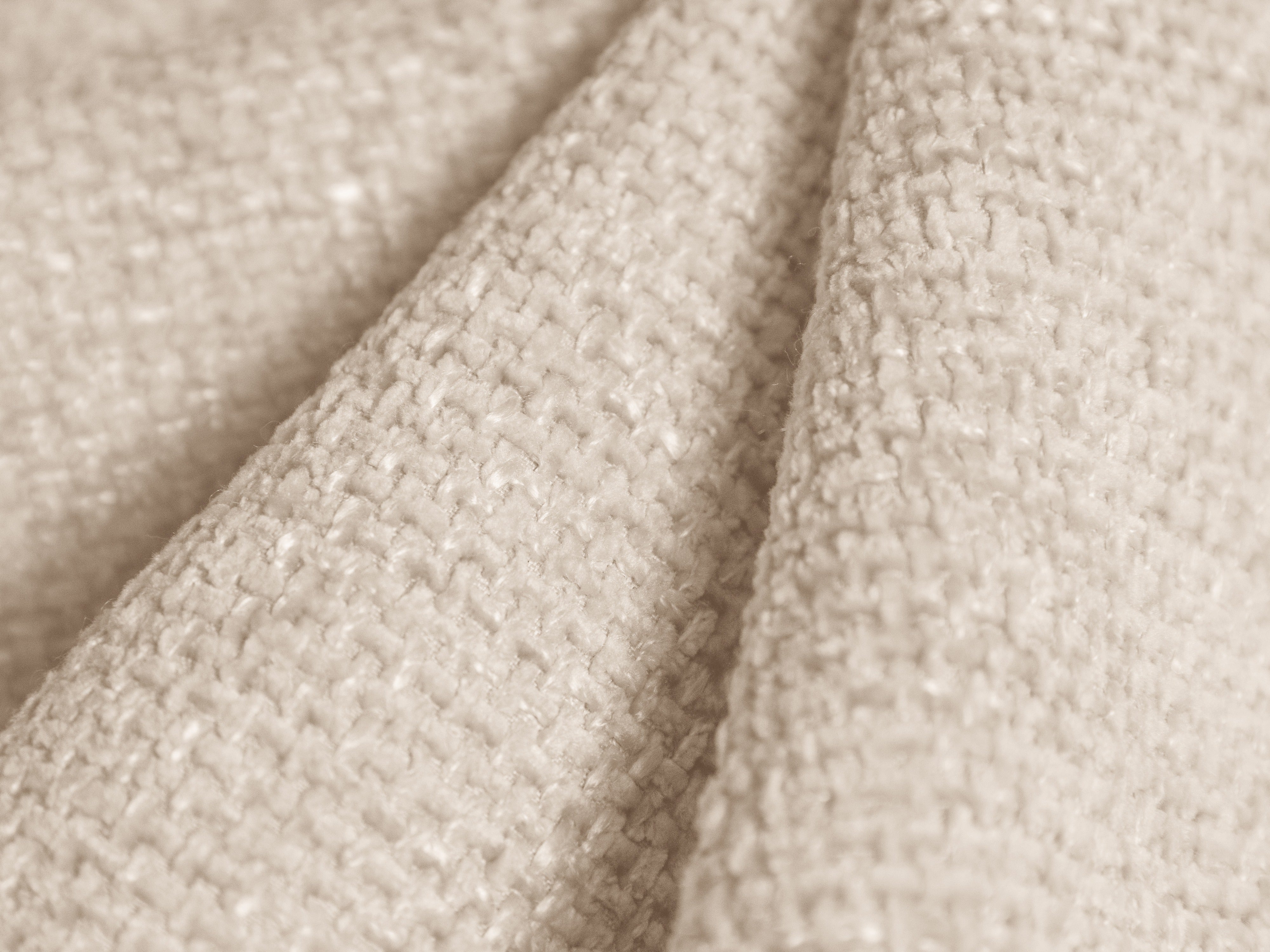 MILEY Modular Sofa - Right Side Module Light Beige Silky Chenille