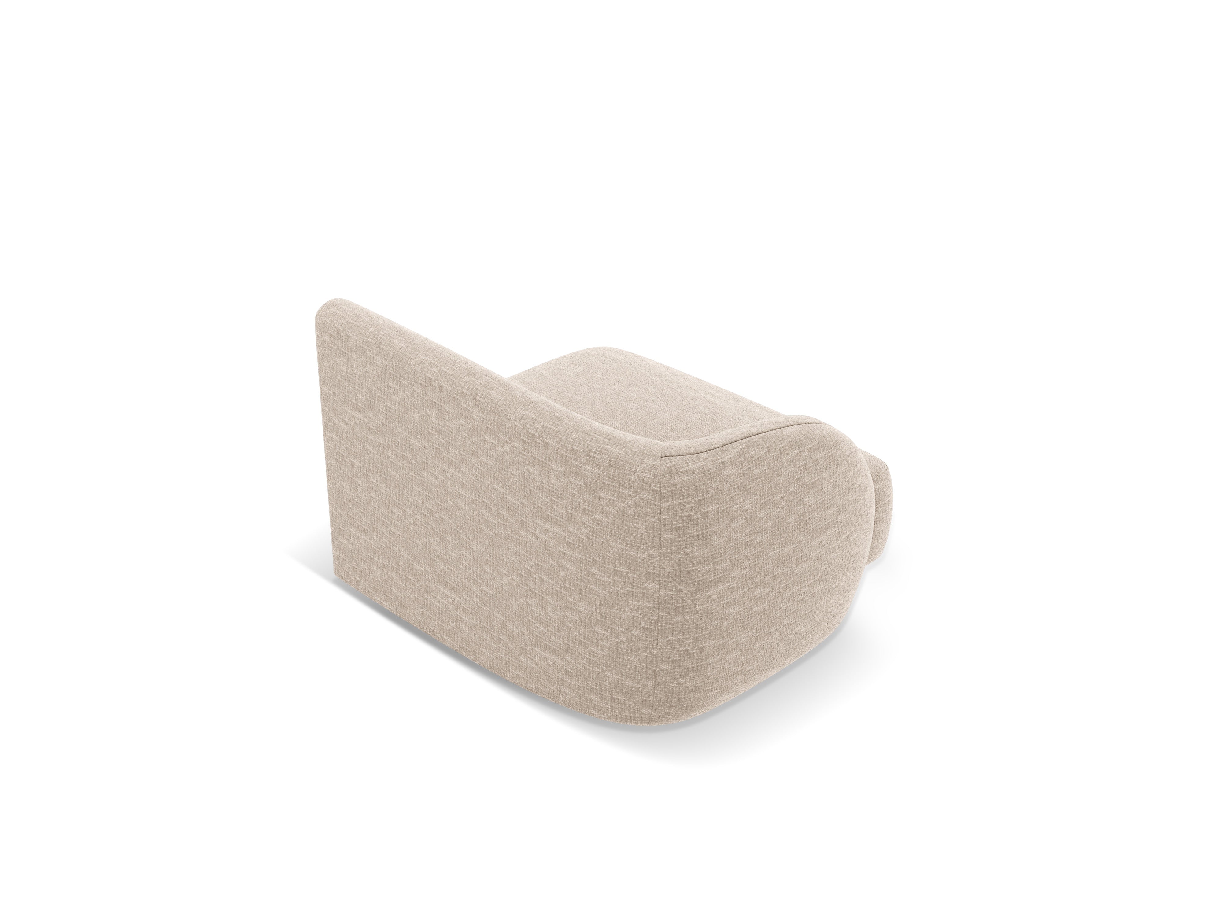 Modulaire bank - linker module MILEY beige chenille