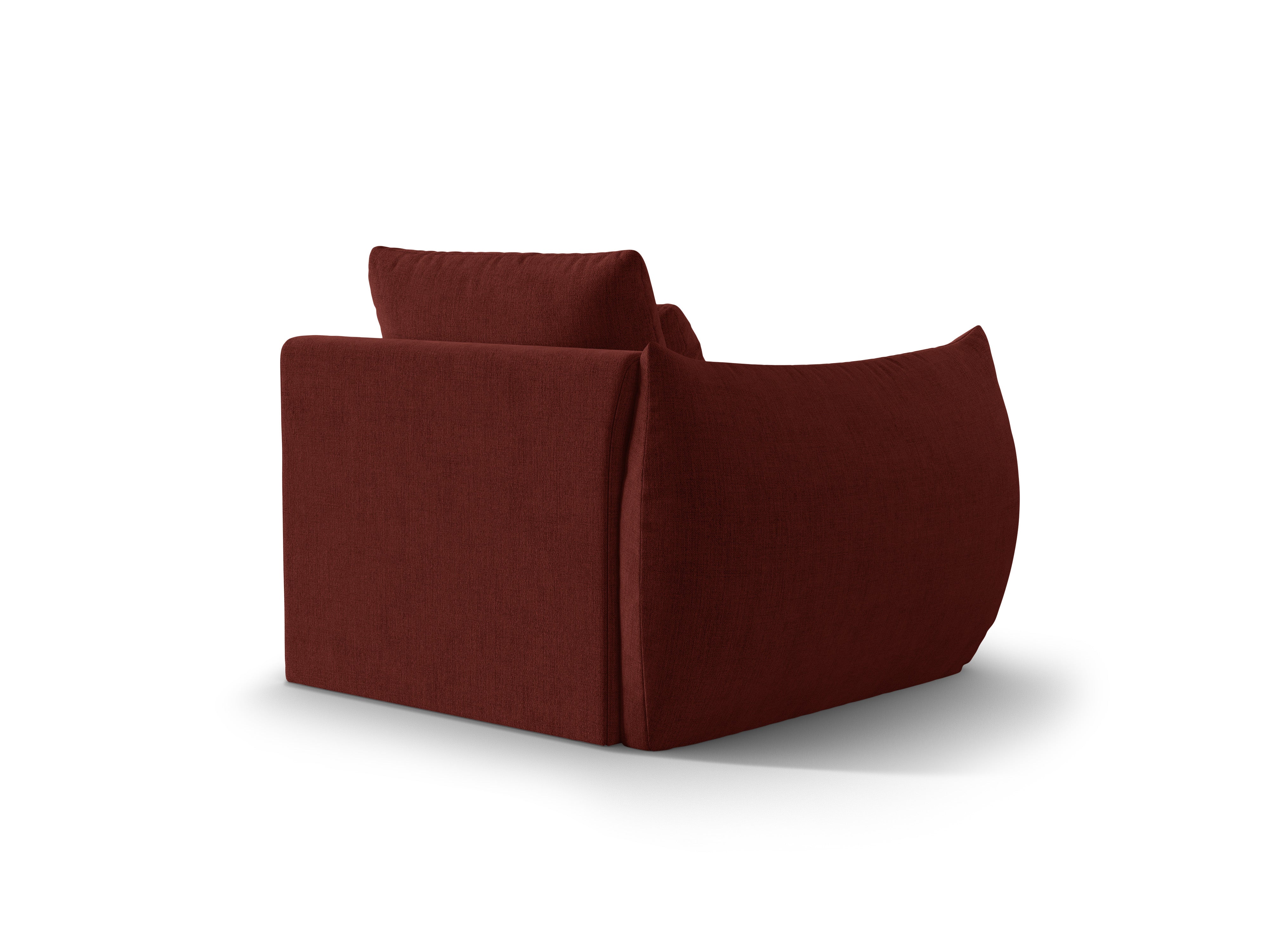 Modulaire bank BLOOM - linker element rode chenille