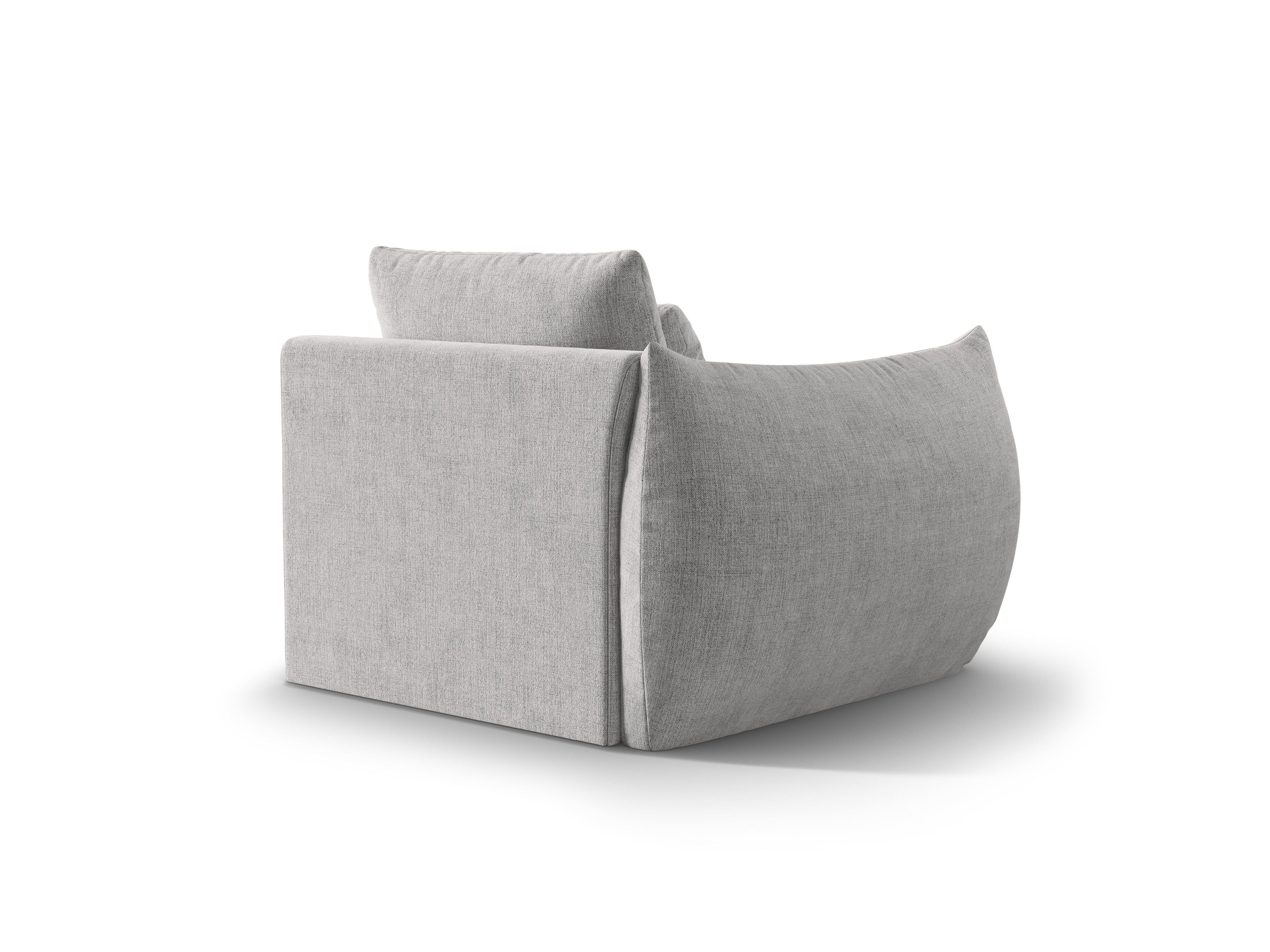 BLOOM modular sofa - left element silver chenille