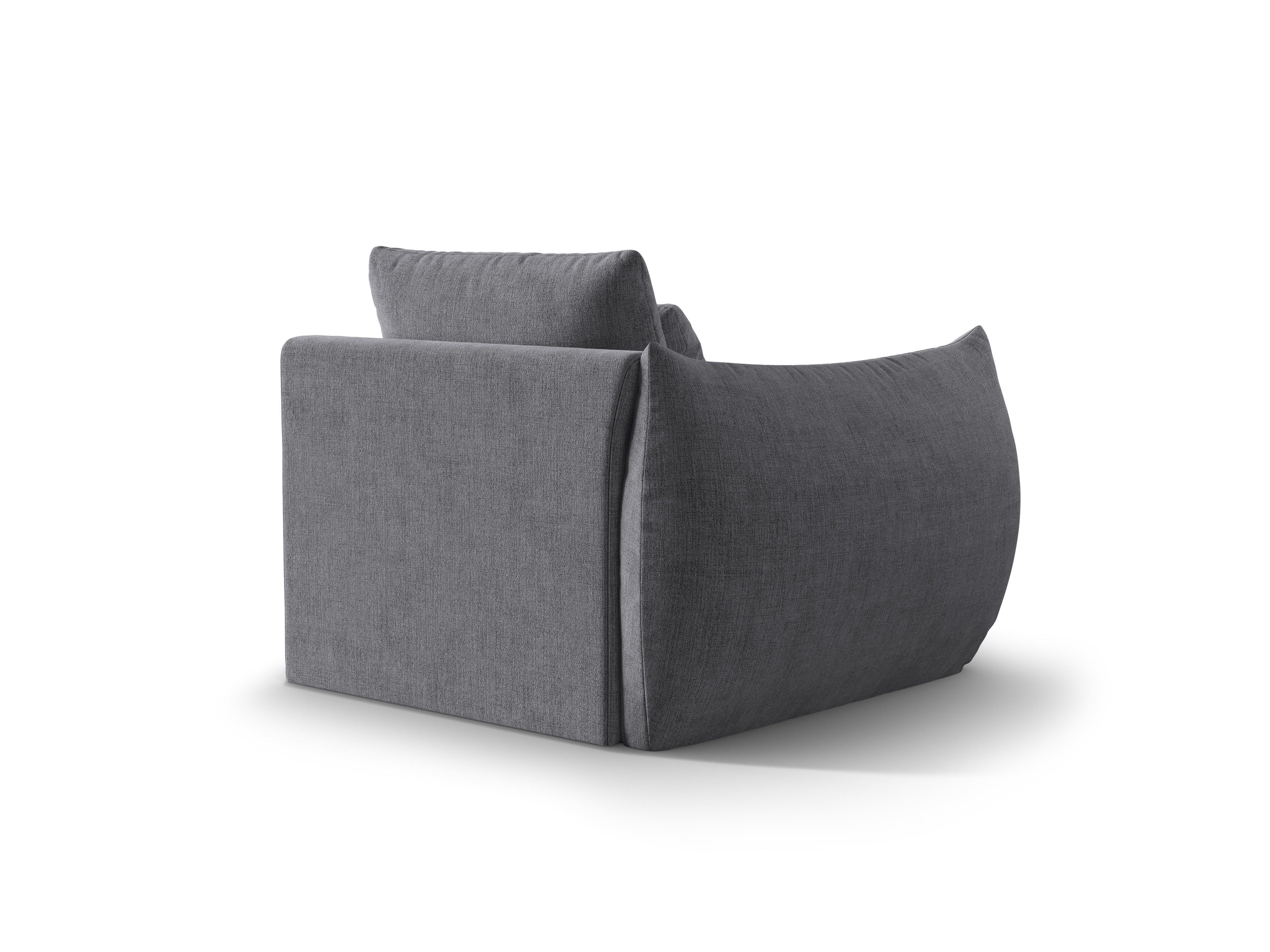 Modulares Sofa BLOOM - linkes Element graues Chenille