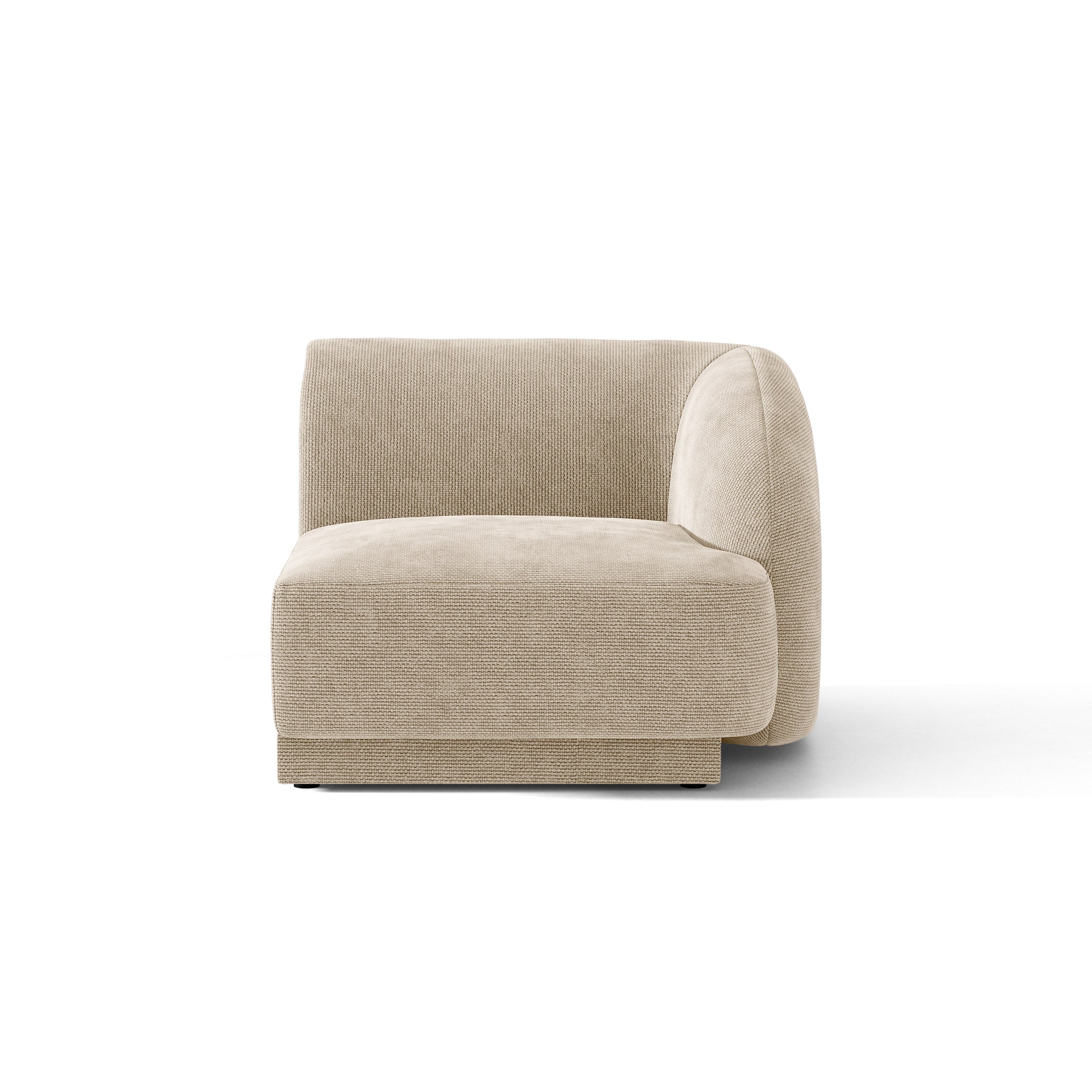 Sofa modułowa - moduł prawostronny MILEY beżowy szenil – Micadoni