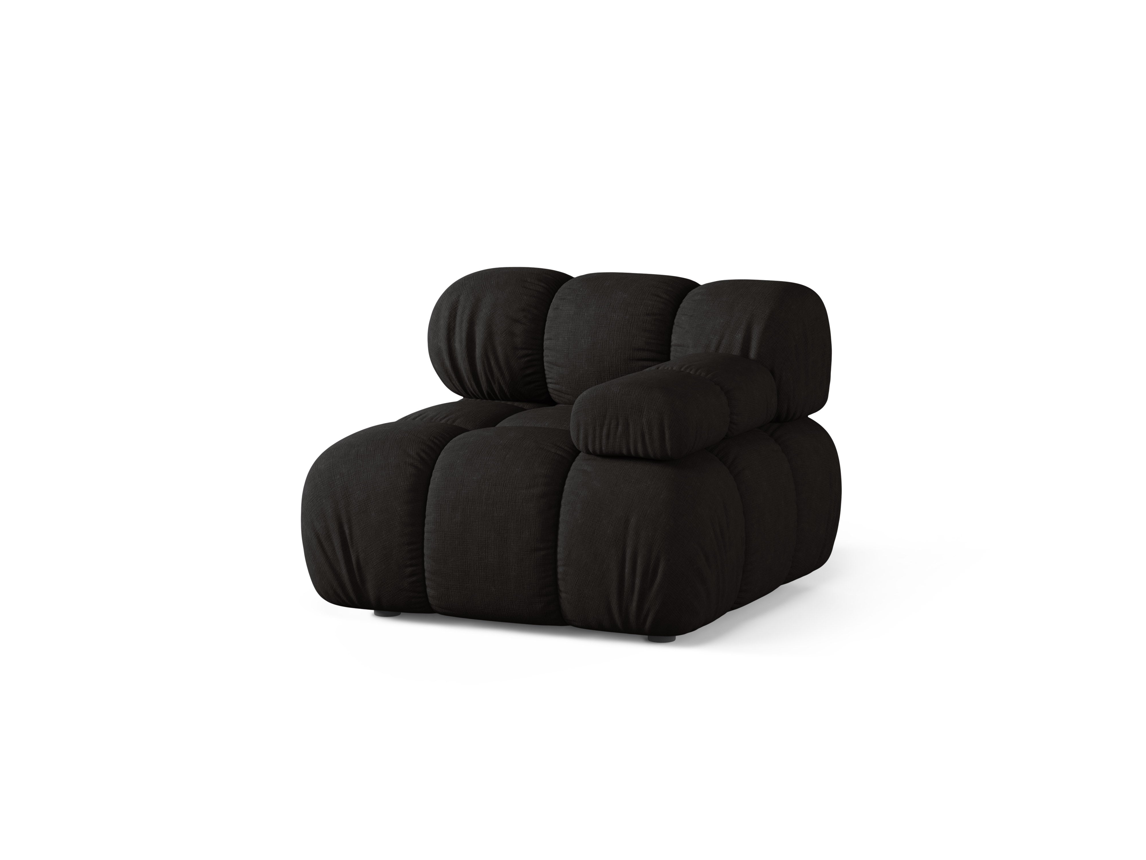 Modulaire bank BELLIS - rechter module zwart