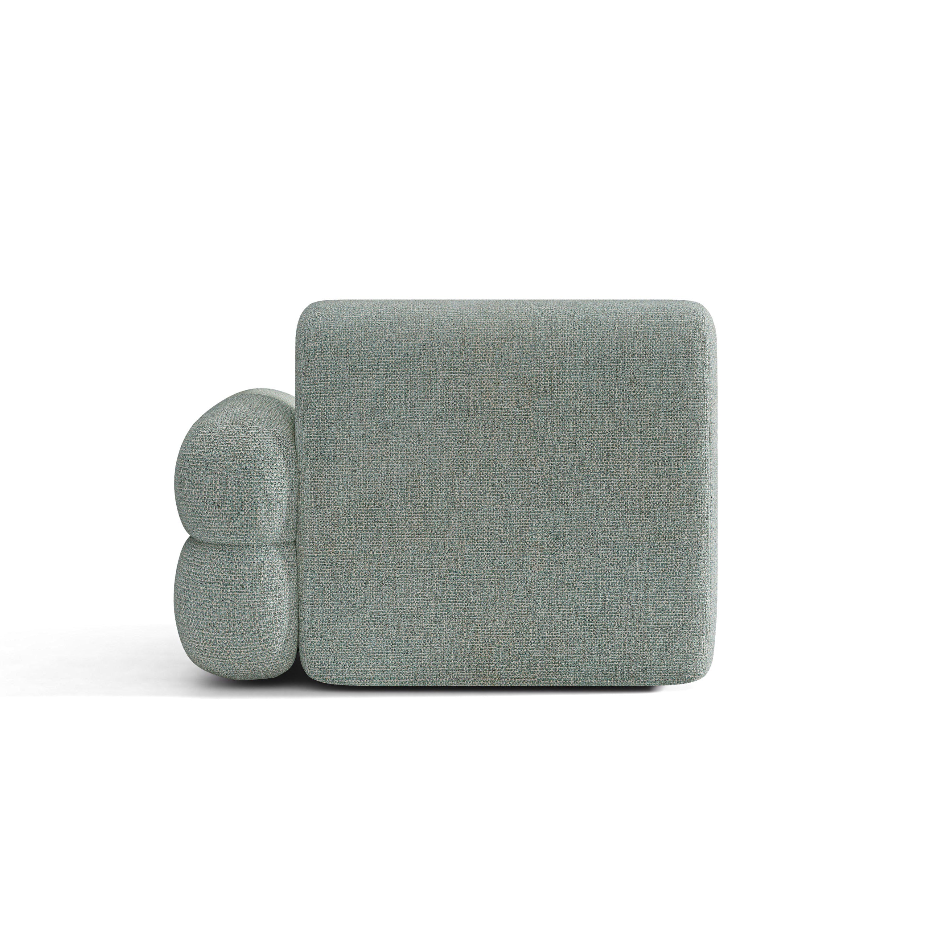 Modulaire bank NEO - rechter module in blauwe mélange