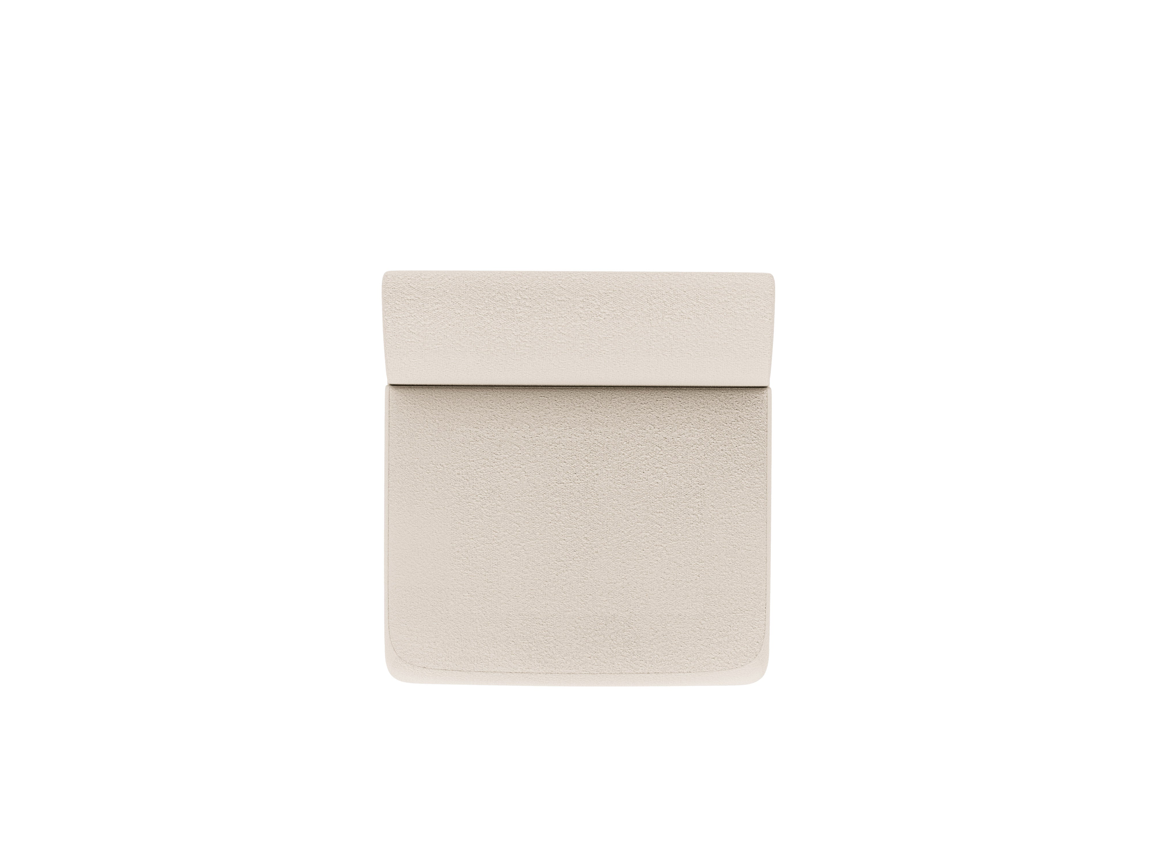 Armchair / module MILEY beige boucle